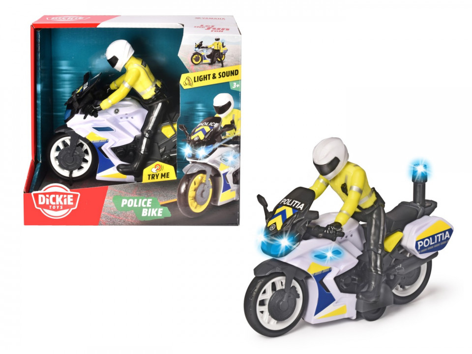 Motocicleta De Politie 17Cm