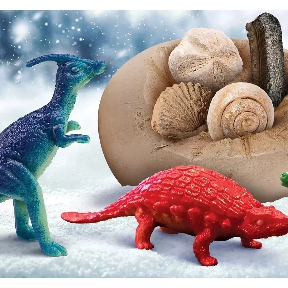 National Geographic - Set educativ Calendar de Craciun descopera lumea preistorica a dinozaurilor cu 24 de surprize - 3 | YEO