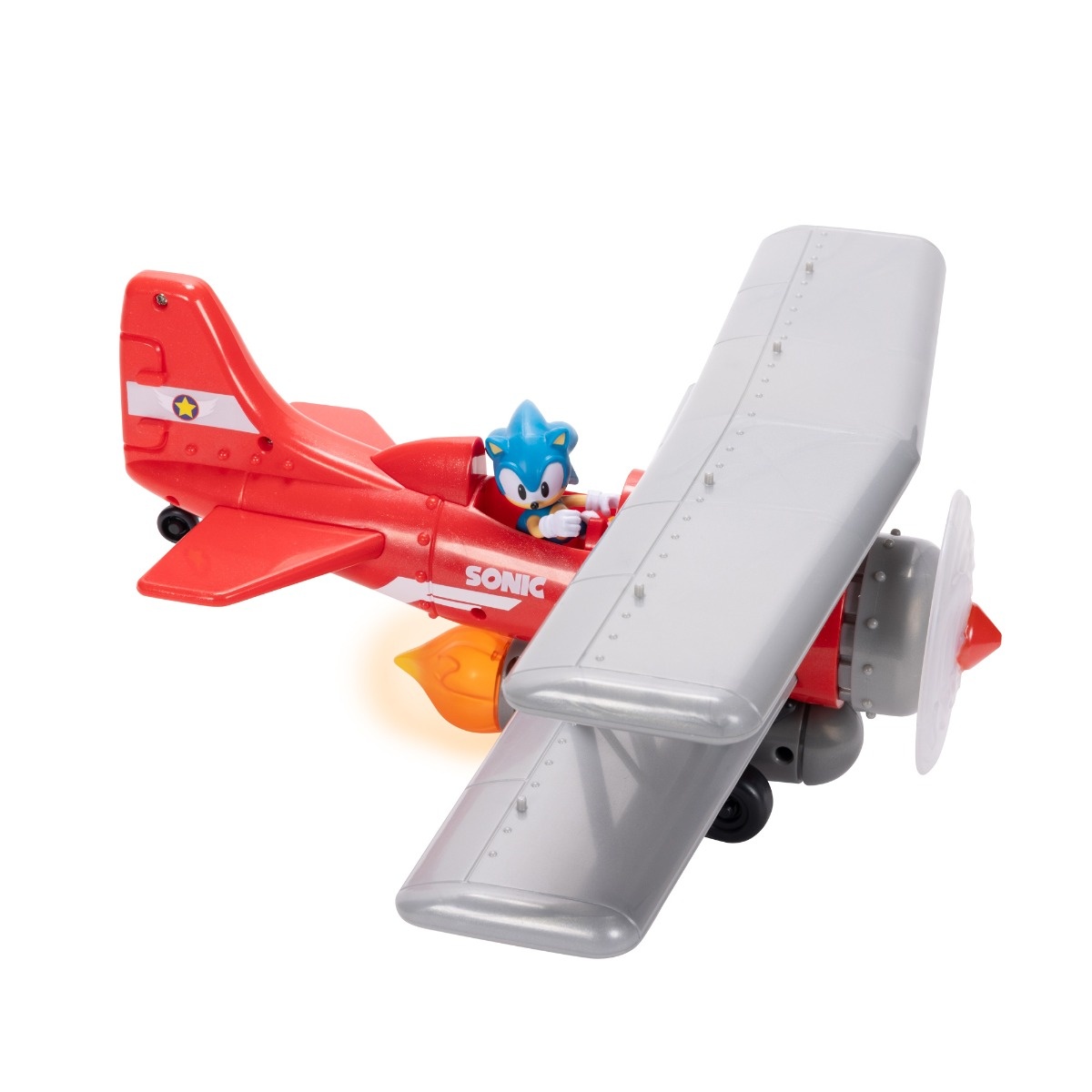 Nintendo Sonic - Set de joaca avion cu lumini si sunete, figurina Sonic inclusa - 2 | YEO