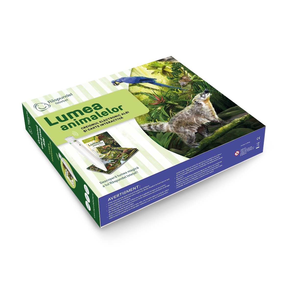 Pachet Raspundel Istetel, creion si carte Lumea animalelor, 2.0 - 2 | YEO