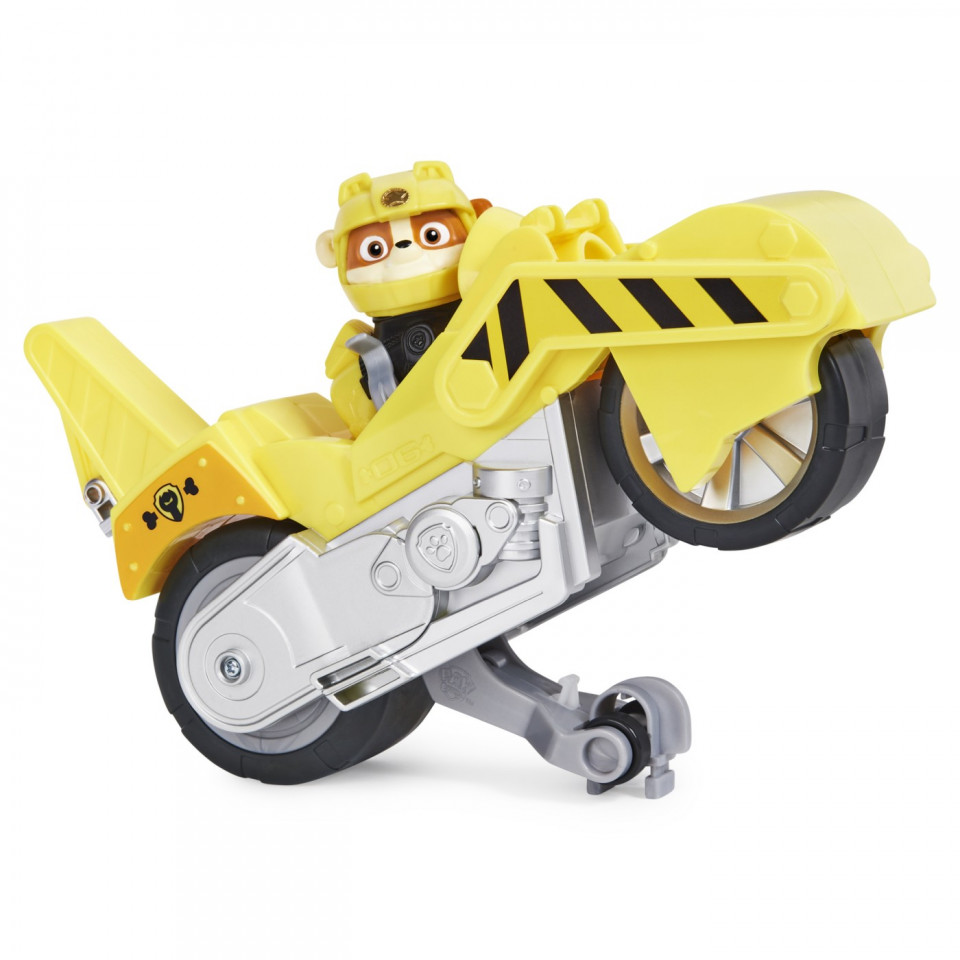 Patrula Catelusilor Moto Pups Rubble Si Motocicleta Deluxe