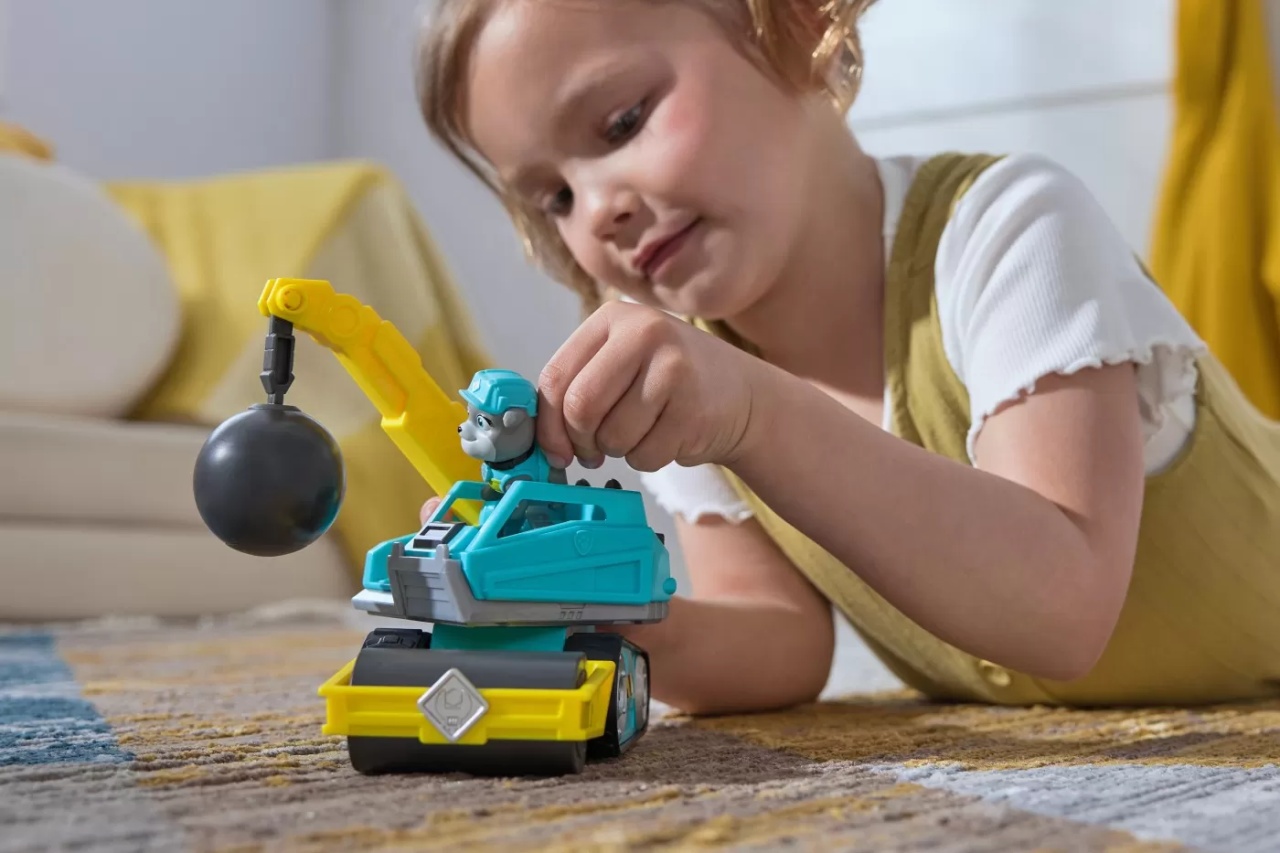 Patrula Catelusilor Rubble And Crew Motor Si Tractorul Cu Bila De Demolare - 2 | YEO