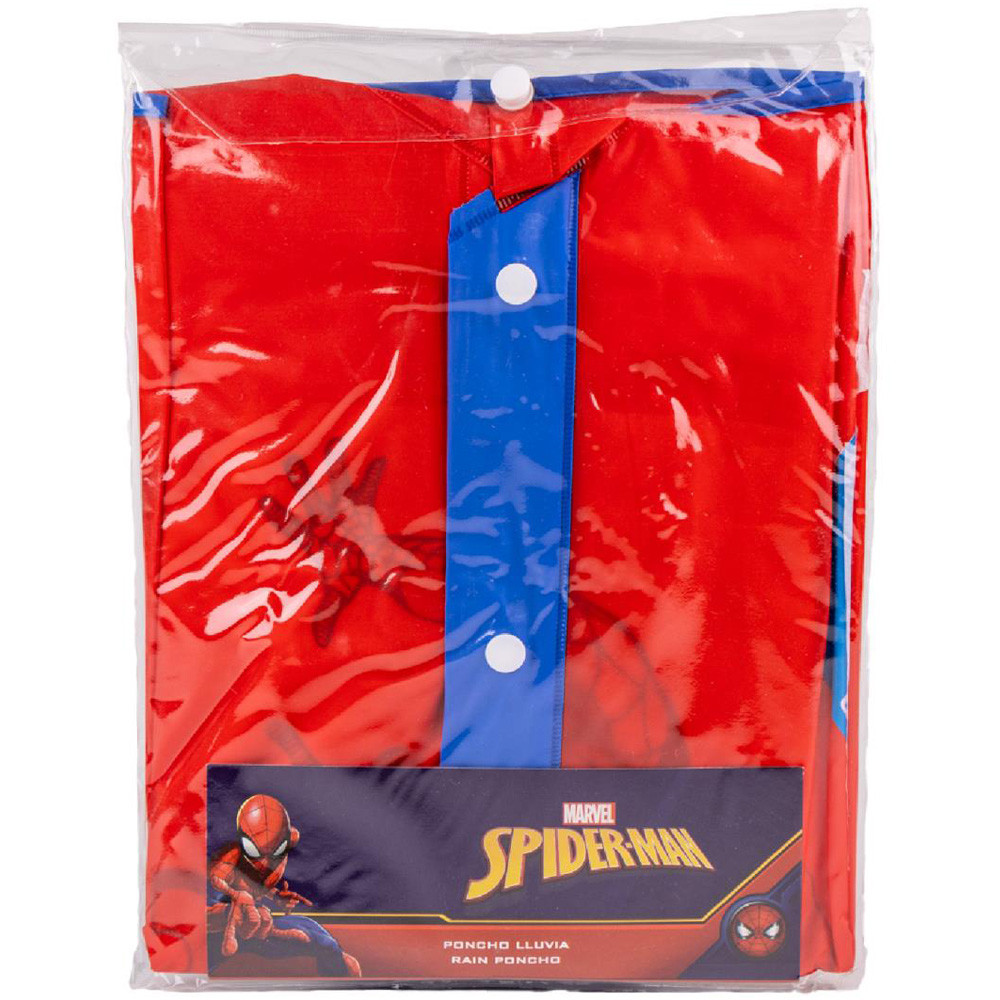 Pelerina de ploaie tip poncho, Spiderman, Rosu, 3 - 4 ani - 3 | YEO