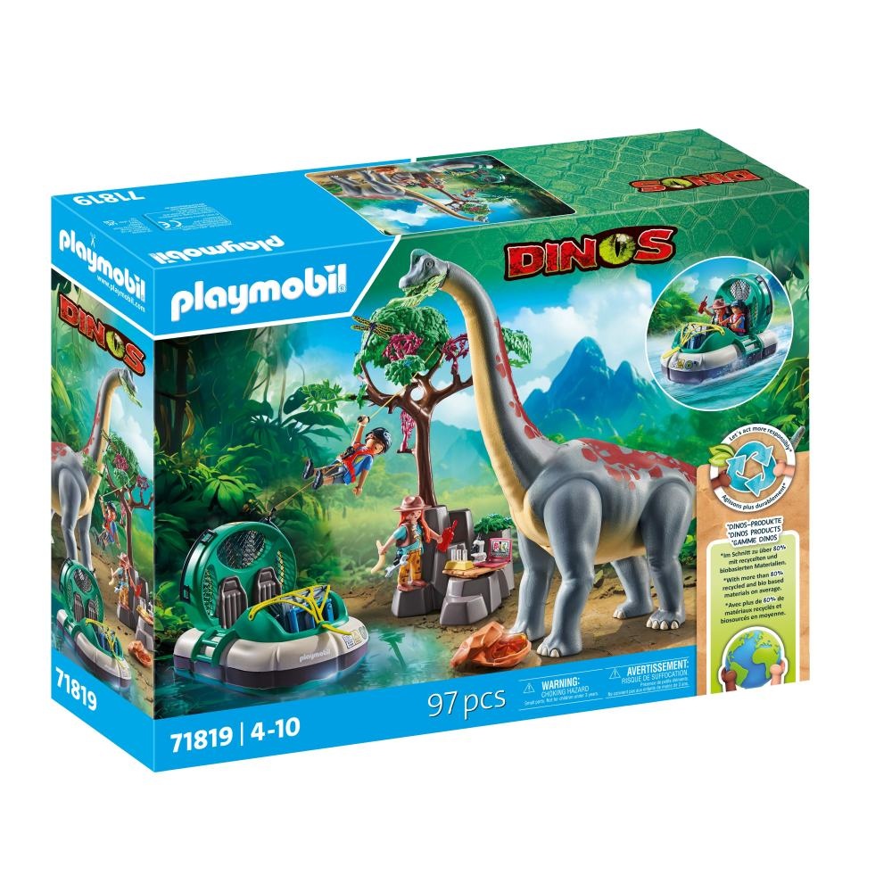Playmobil - Brachiosaurus si hovercraft Playmobil - 1 | YEO