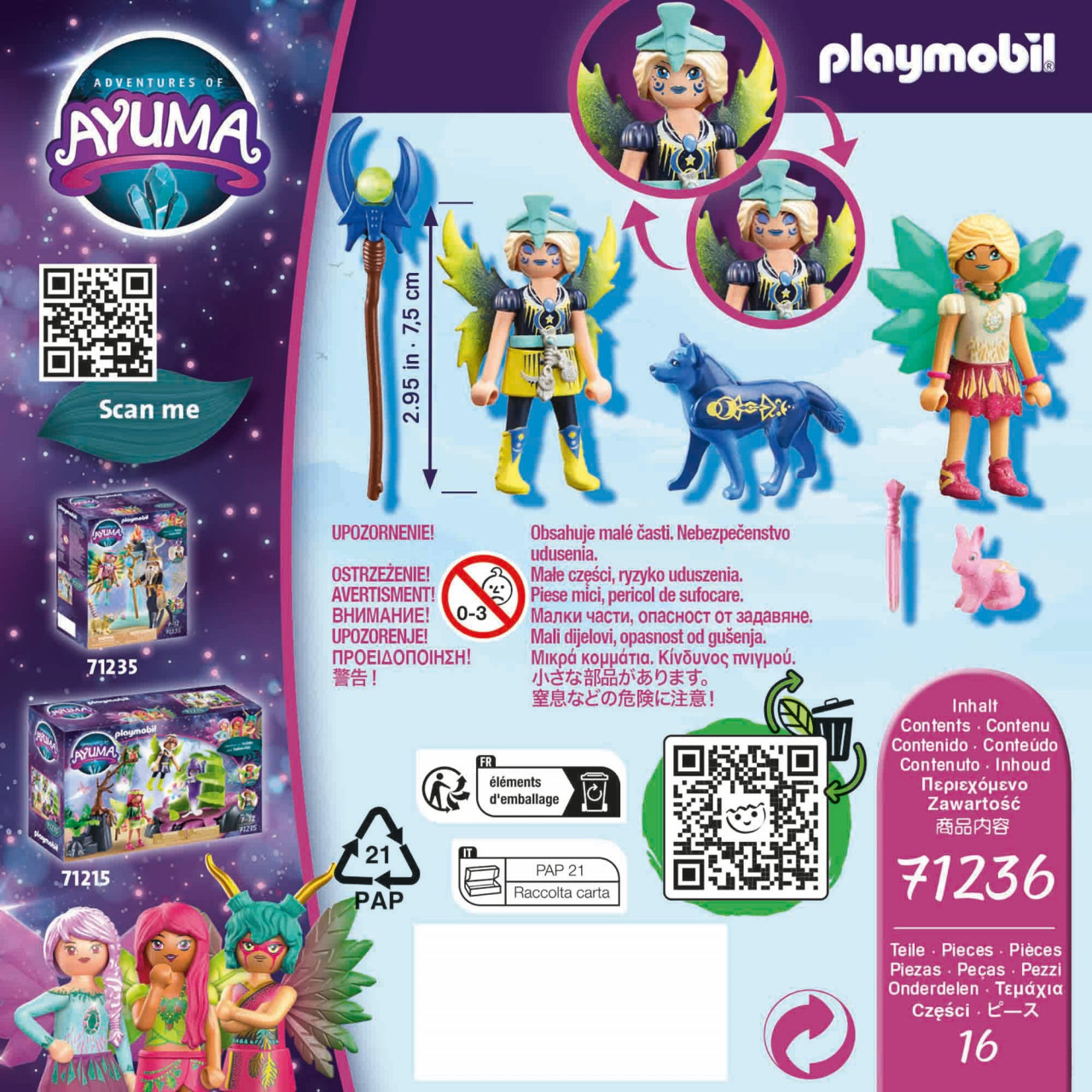 Playmobil - Crystal Fairy Si Moon Fairy Cu Animalute De Suflet - 3 | YEO