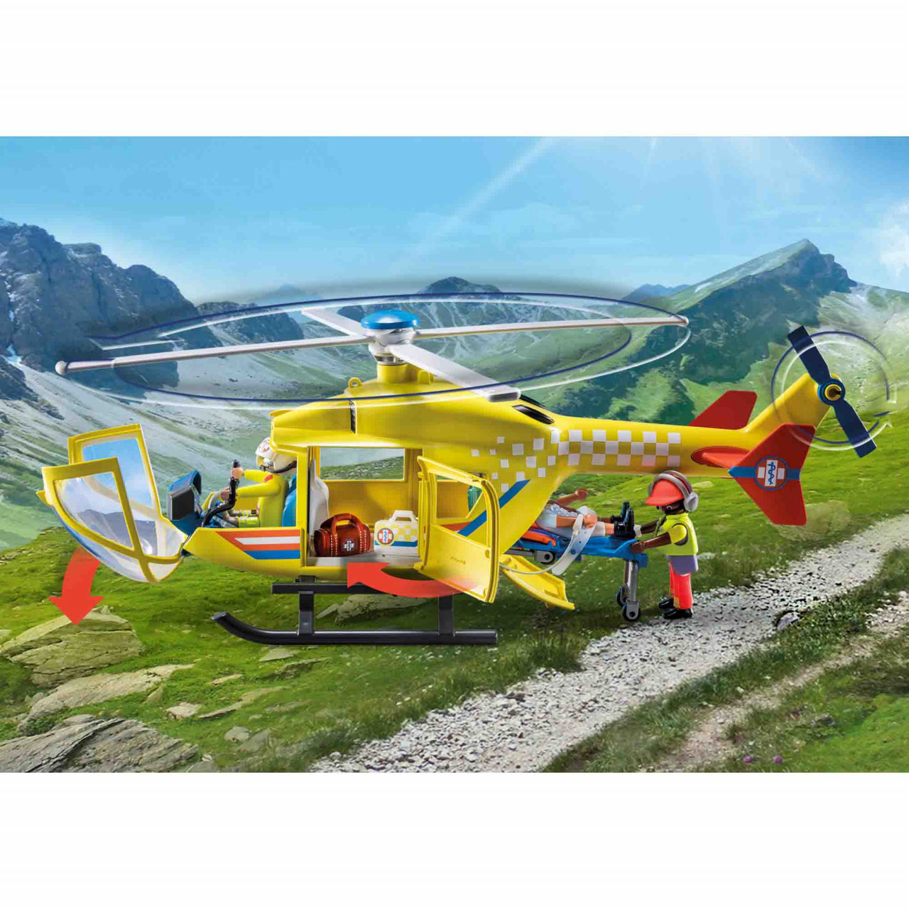 Playmobil - Elicopter Galben De Salvare - 3 | YEO