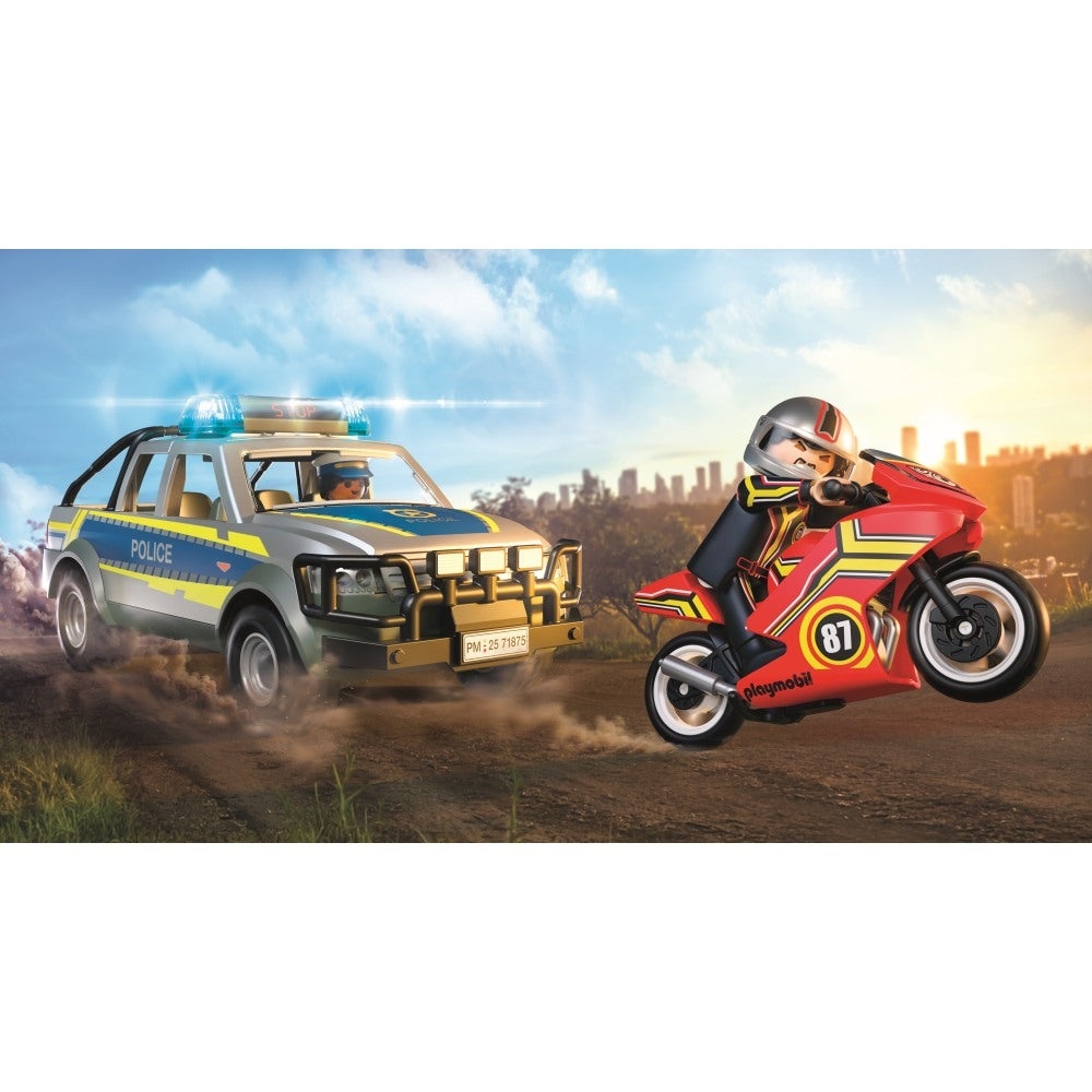 Playmobil - Jucarie de rol Politia in urmarire - 3 | YEO