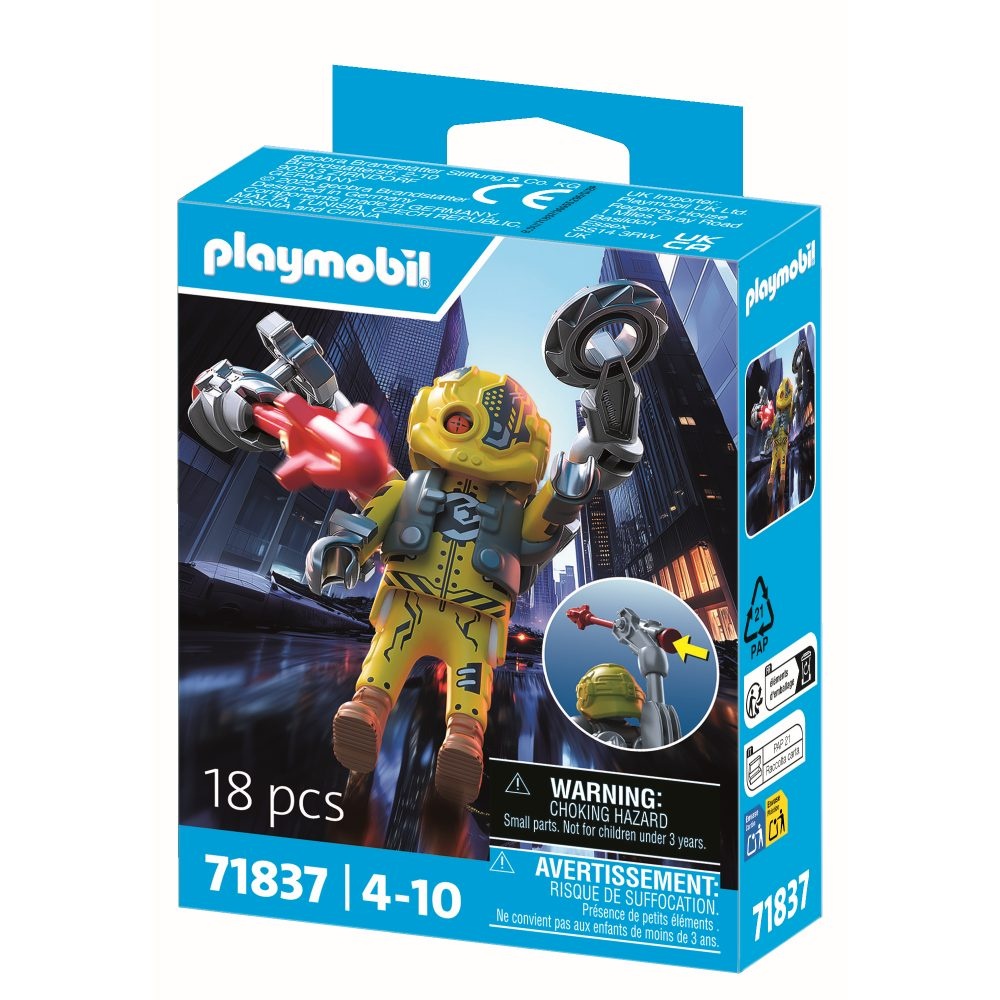 Playmobil - Jucarie de rol Supereroul robot - 2 | YEO