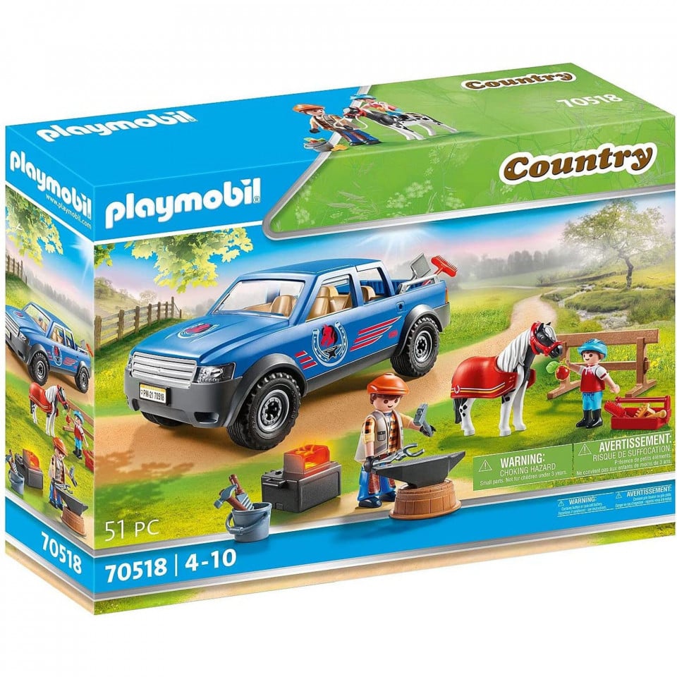 Playmobil - Masina Pentru Potcovire Cai - 1 | YEO