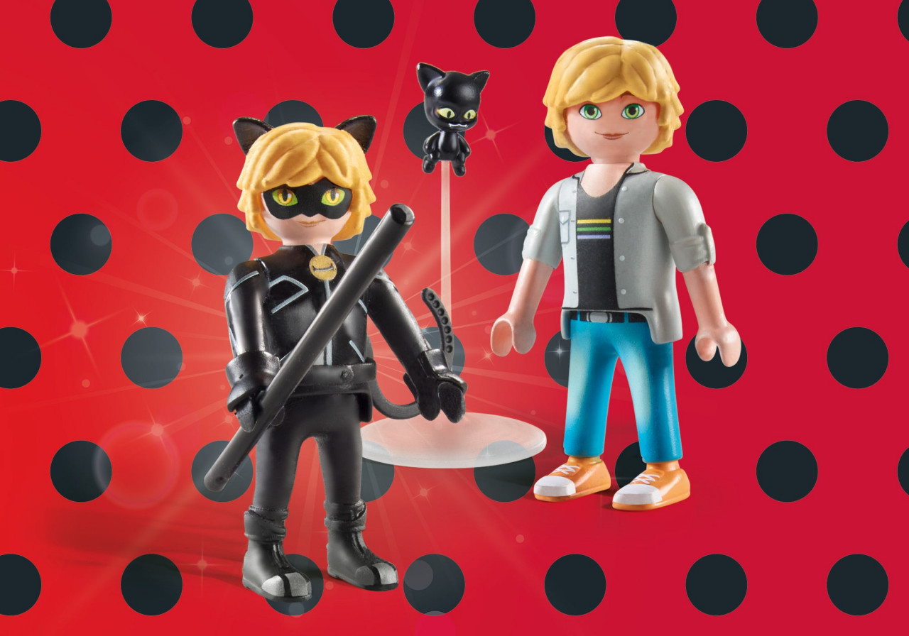 Playmobil-MIRACULOUS ADRIEN SI CAT NOIR - 2 | YEO