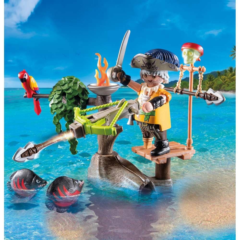 Playmobil - Pirat Playmobil cu balista - 3 | YEO