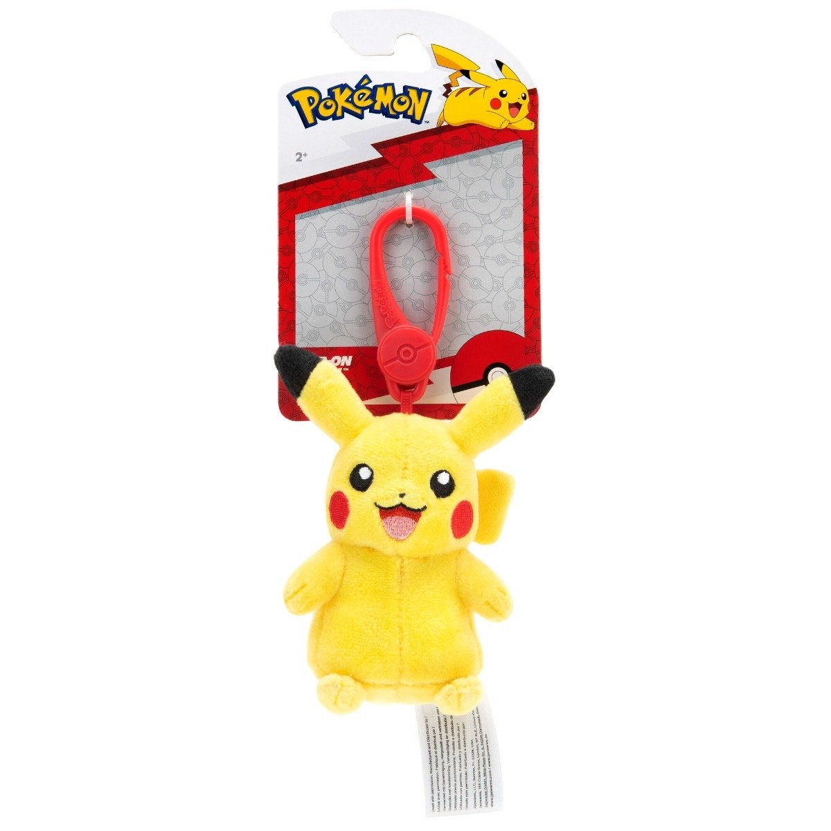 Pokemon - Jucarie de plus cu agatatoare, Pikachu #2, S6