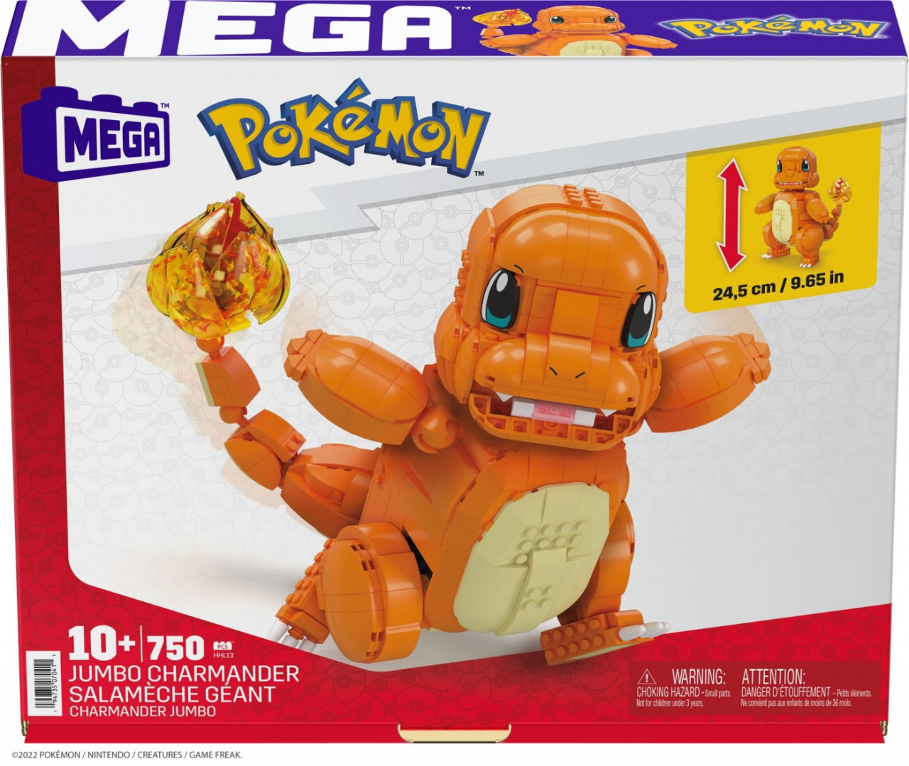 Pokemon Mega Construx Jumbo Charmander Salameche - 1 | YEO