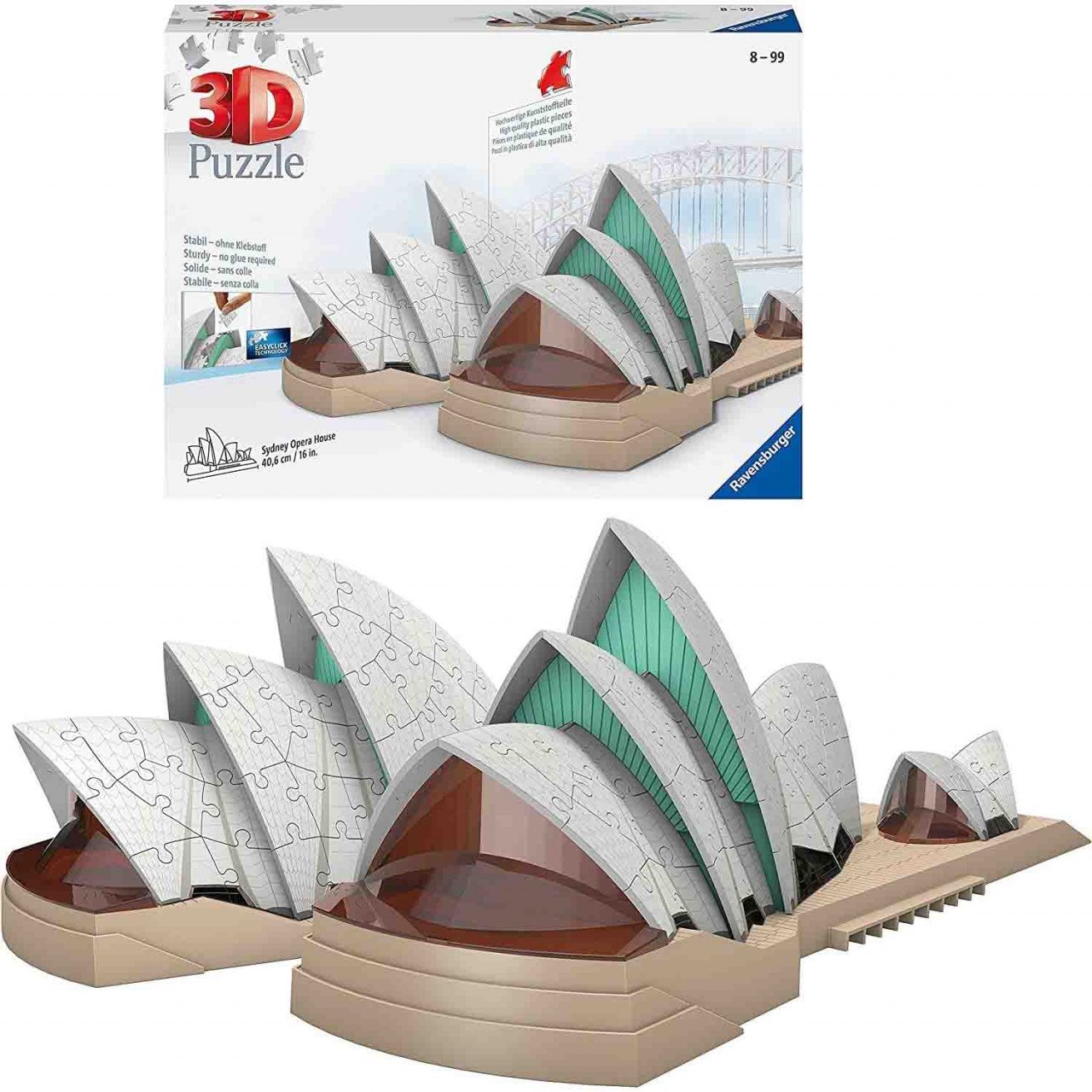 Puzzle 3D Opera Sydney, 216 Piese - 3 | YEO