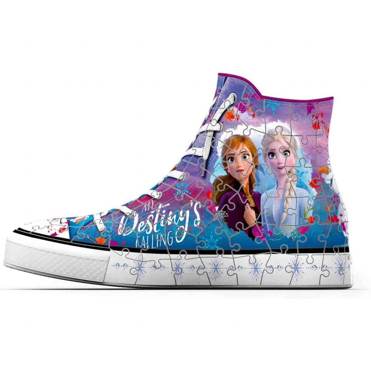 Puzzle 3D Suport Pixuri Sneaker Frozen, 108 Piese - 2 | YEO