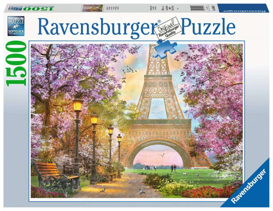 Puzzle Alee Romantic Paris, 1500 Piese - 1 | YEO