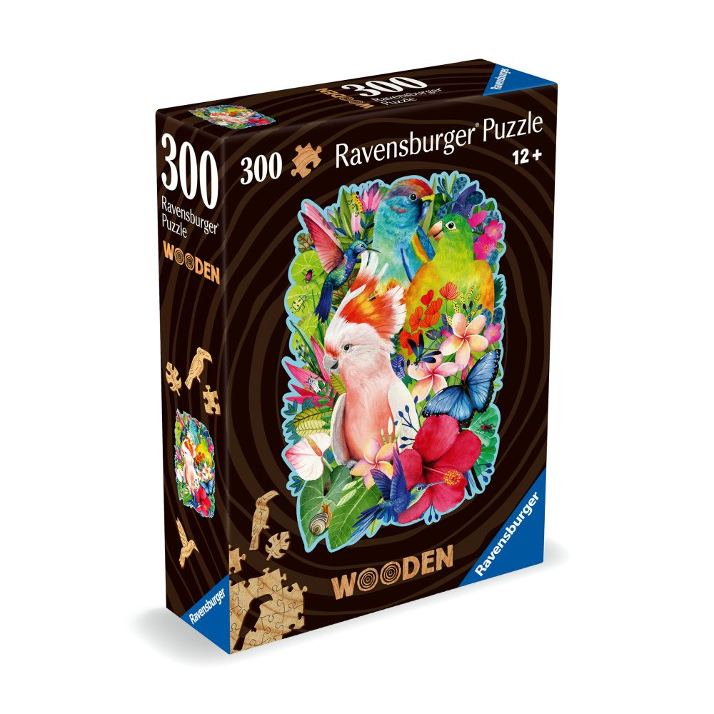 Puzzle lemn pasari 300 piese - 2 | YEO
