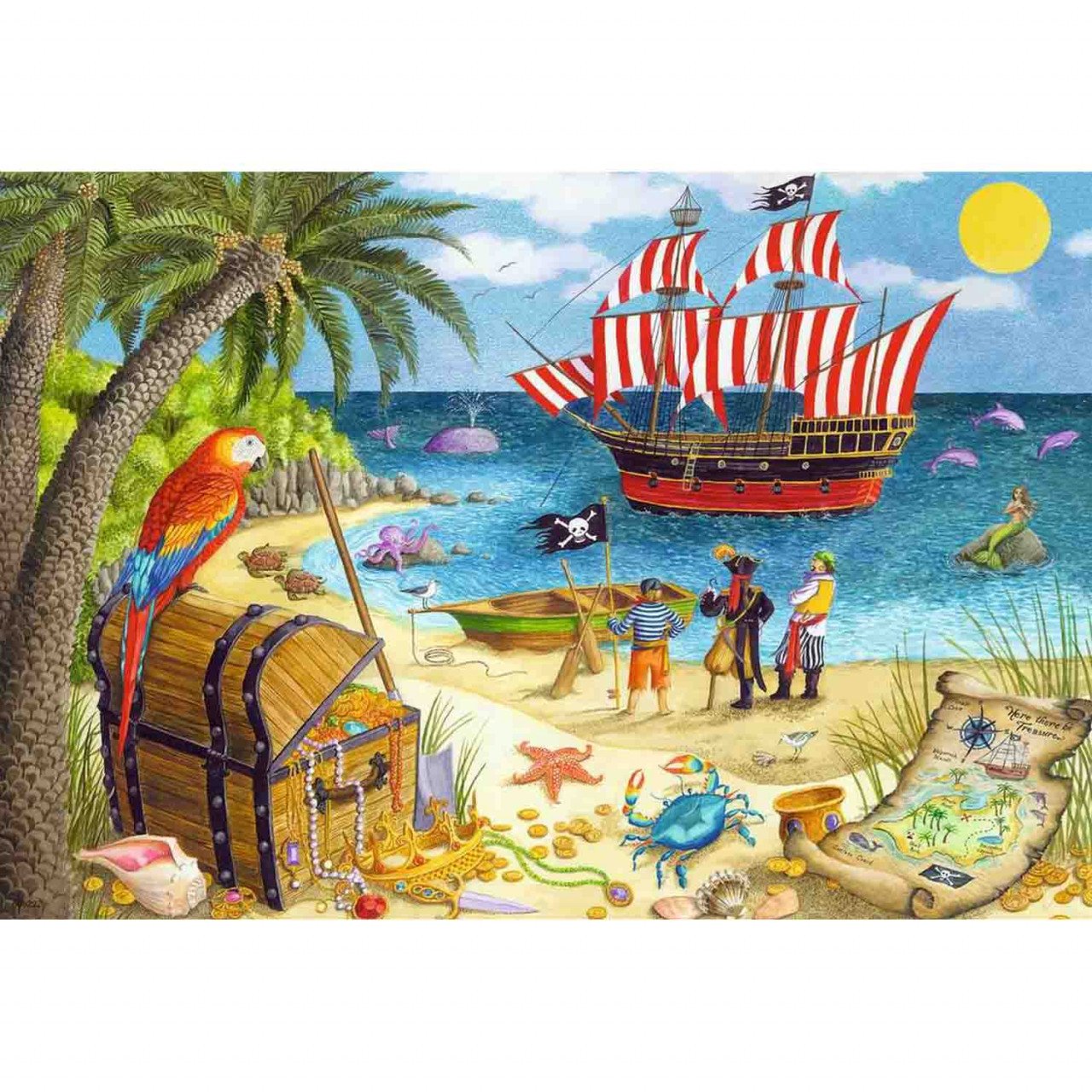 Puzzle Pirati Si Sirene, 2X24 Piese - 2 | YEO