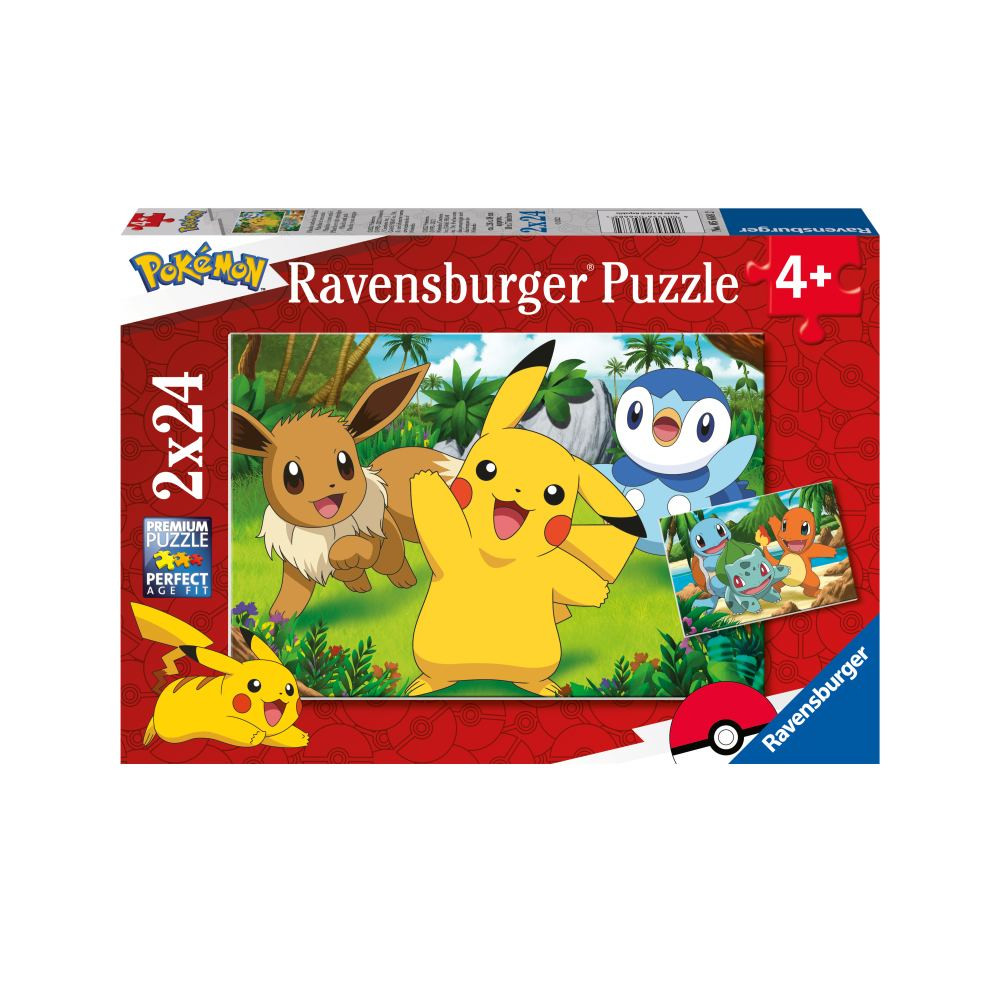 Puzzle Pokemon 2x24 piese