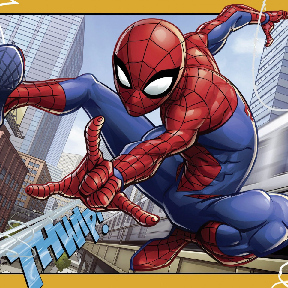 Puzzle Spider-Man, 12/16/20/24 Piese