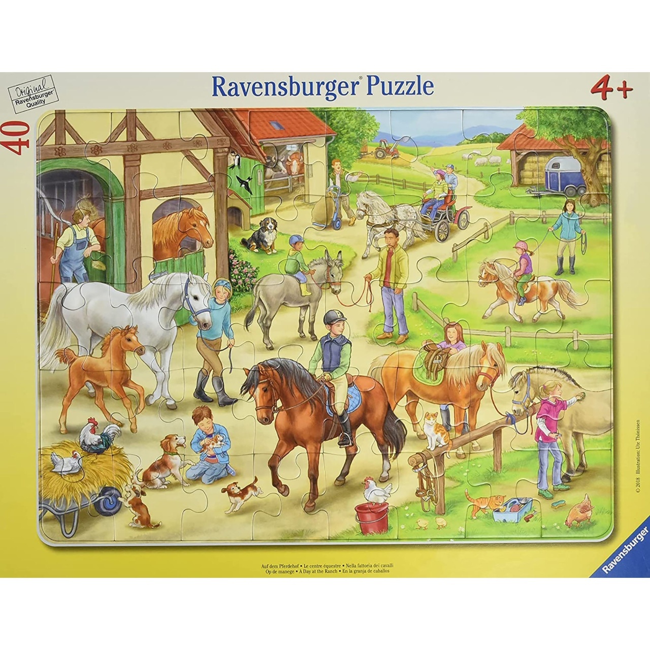 Puzzle Tip Rama Ferma, 40 Piese