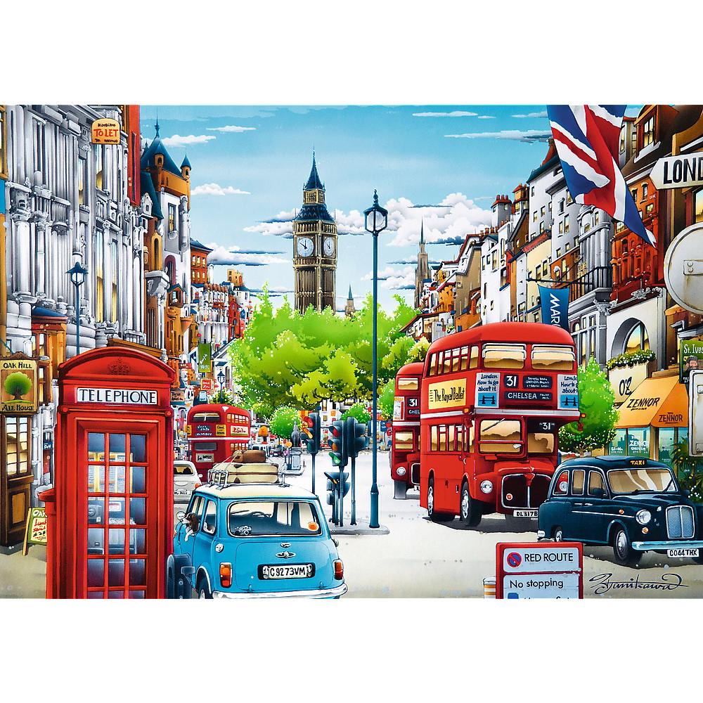 Puzzle Trefl 1000 Strada In Londra