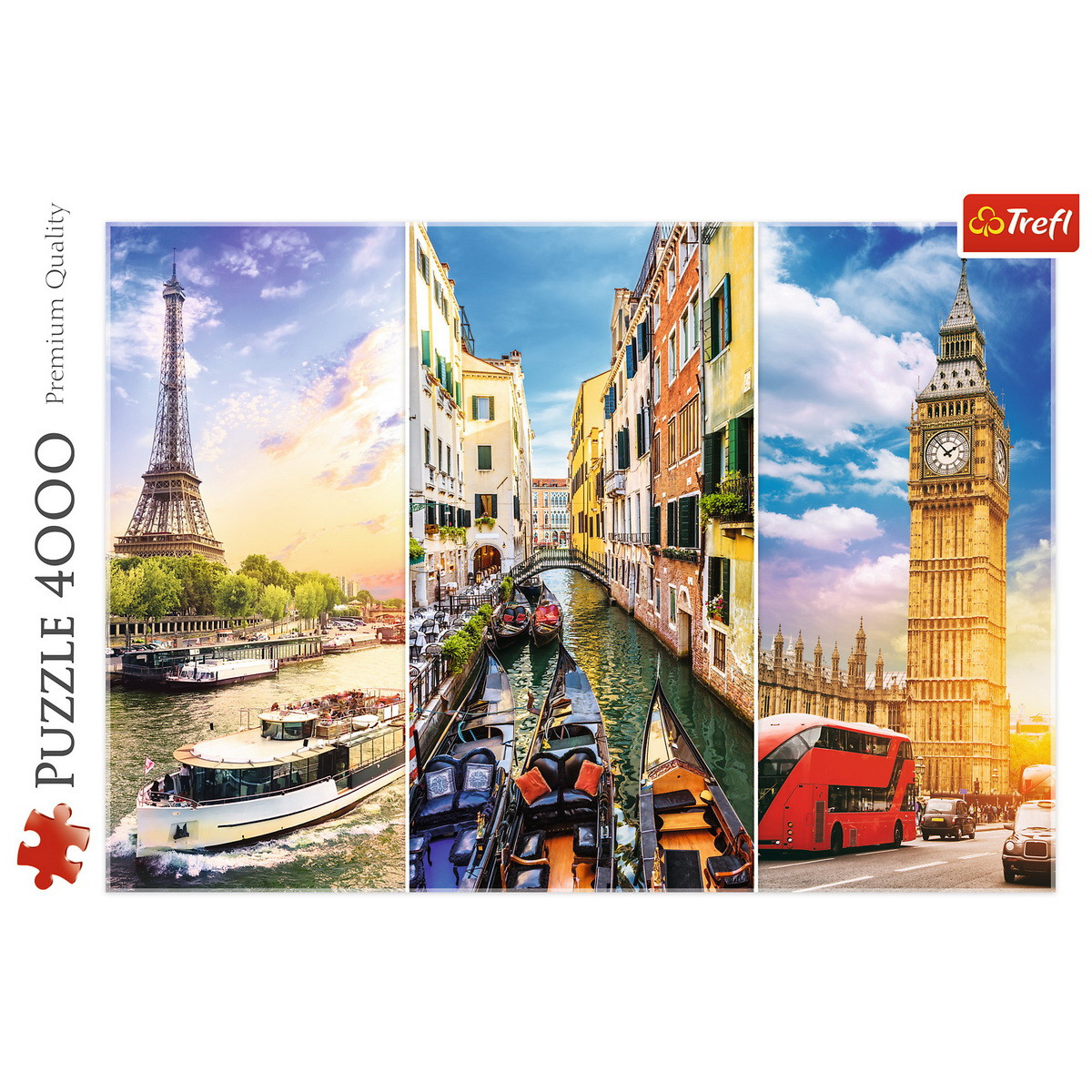 Puzzle Trefl 4000 Calatorie In Europa - 2 | YEO