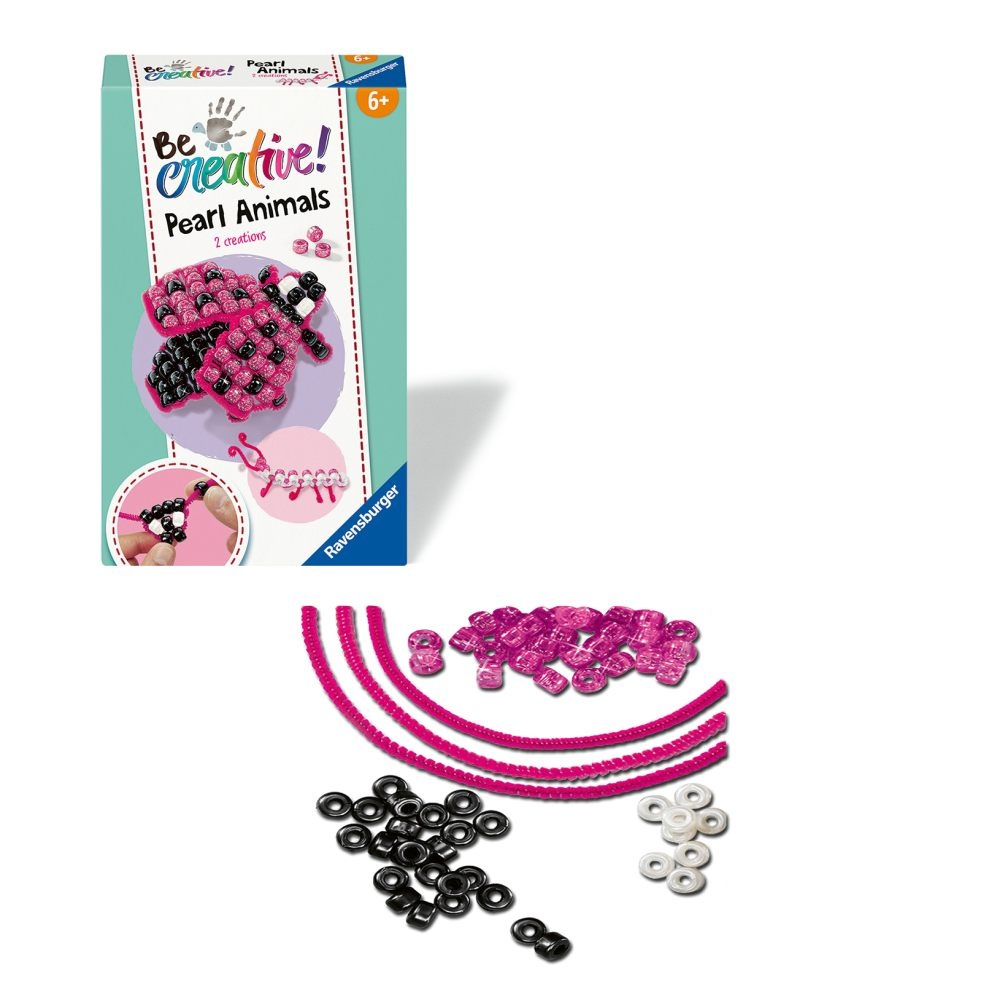 Ravensburger - Be Creative Set mini de creatie din perle gargarita si larva