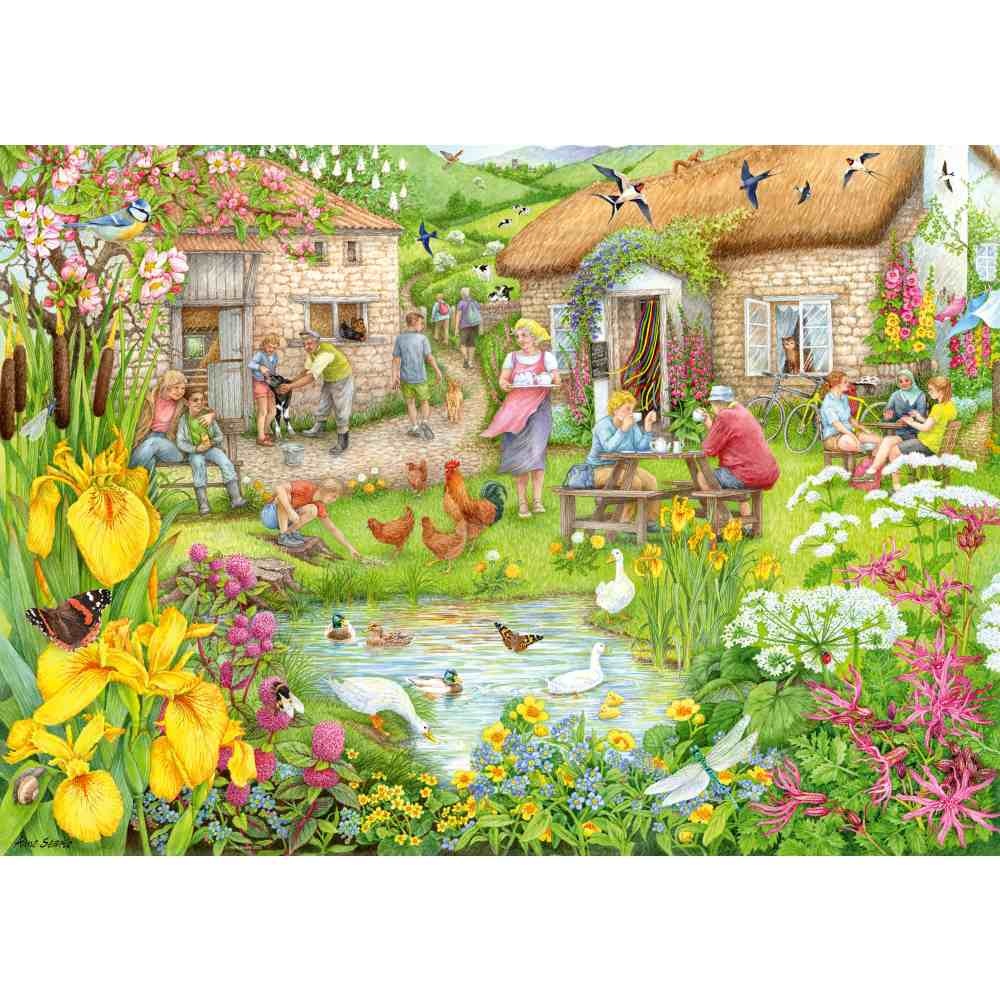 Ravensburger - Puzzle de colectie cafeneaua de la ferma 1000 piese - 2 | YEO
