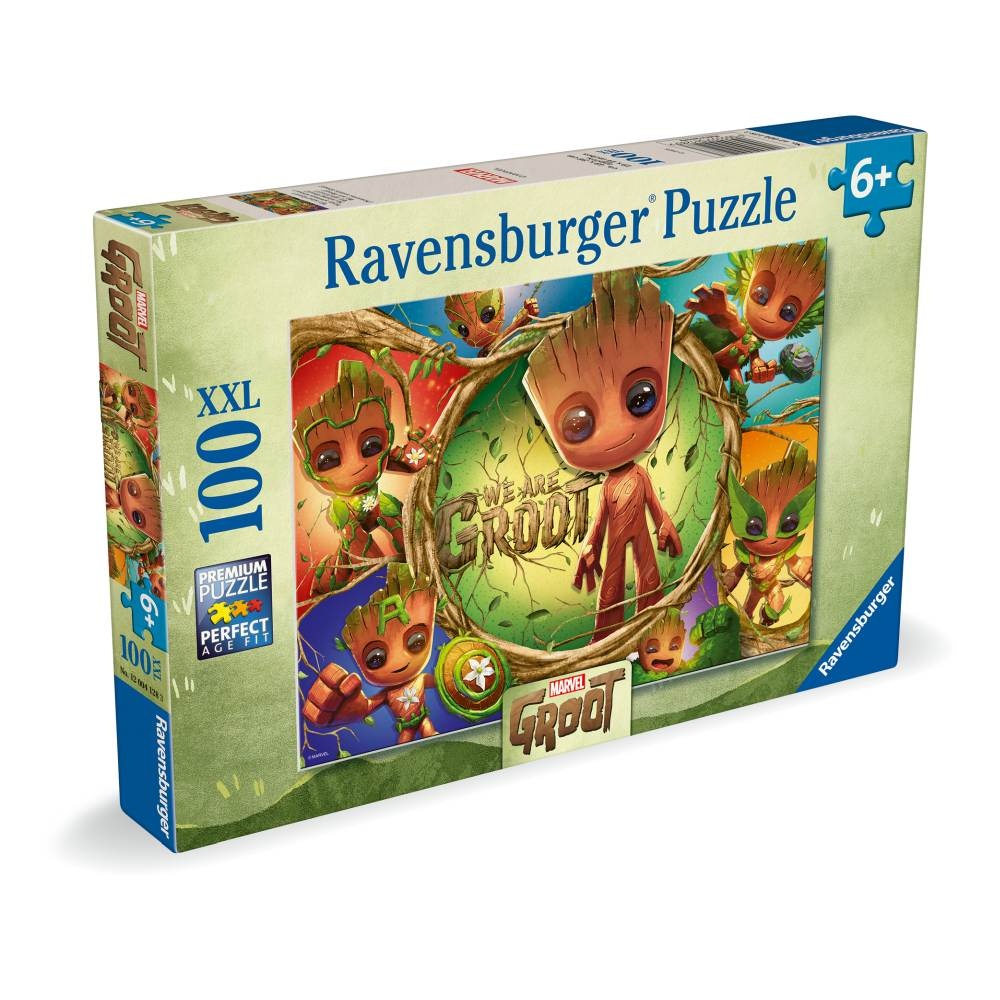 Ravensburger - Puzzle Marvel Groot 100 piese XXL - 1 | YEO