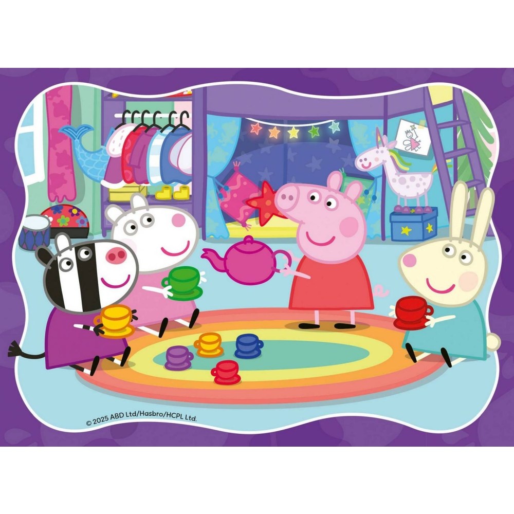 Ravensburger - Puzzle Peppa Pig 4 puzzle in cutie 12 16 20 24 piese - 3 | YEO