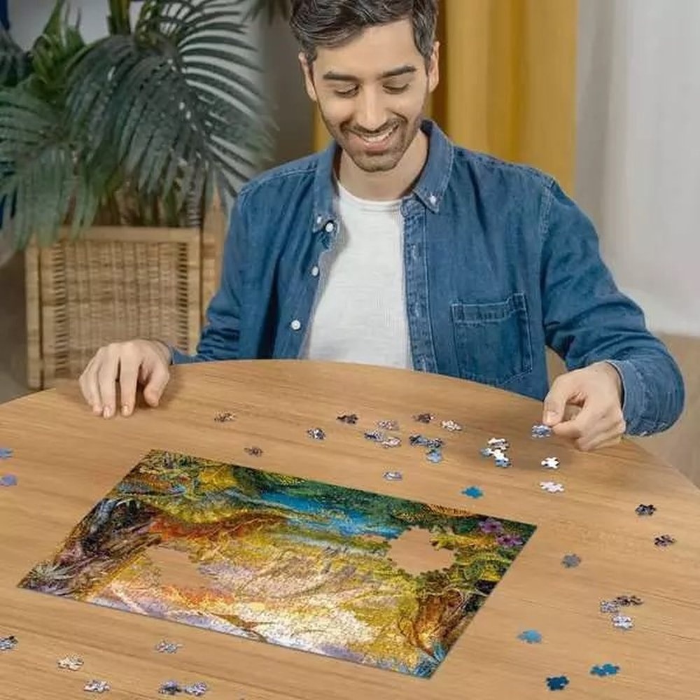 Ravensburger - Puzzle tinutul dinozaurilor 500 piese design nou - 3 | YEO