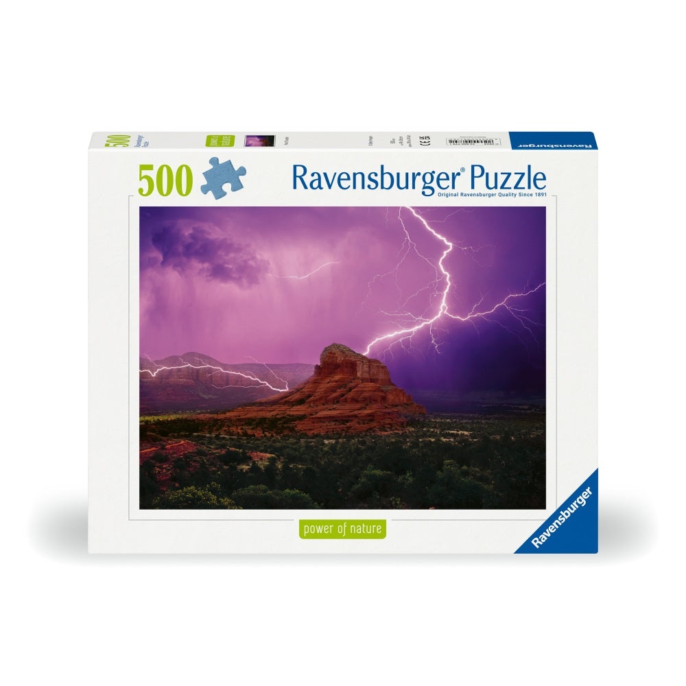 Ravensburger - Puzzle tunet roz 500 piese