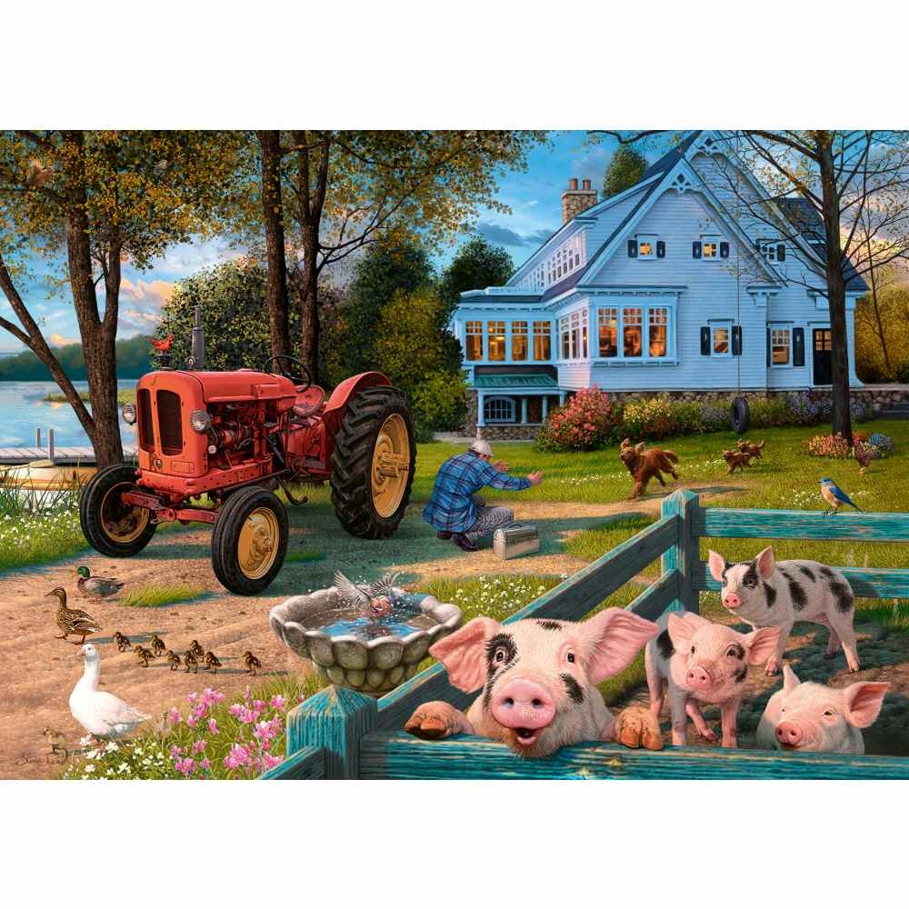 Ravensburger - Puzzle viata la tara 300 piese mari - 2 | YEO