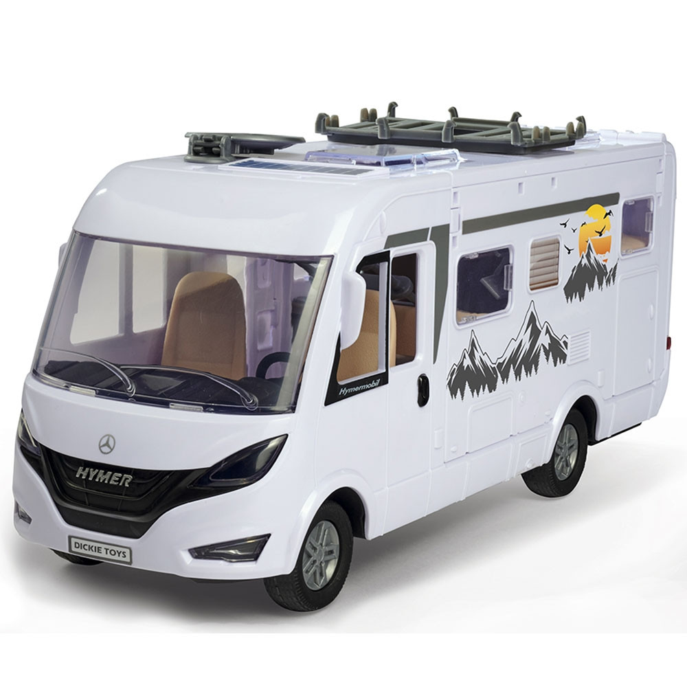 Rulota Dickie Toys Camper Hymer Camping Van Class B cu figurina si accesorii - 2 | YEO