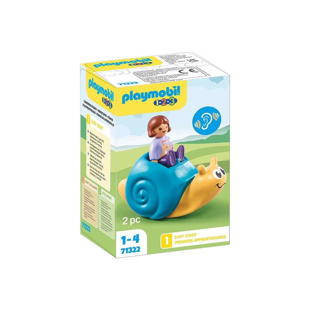 Set de joaca Playmobil 1.2.3 Balansoar Melc Cu Zornaitoare