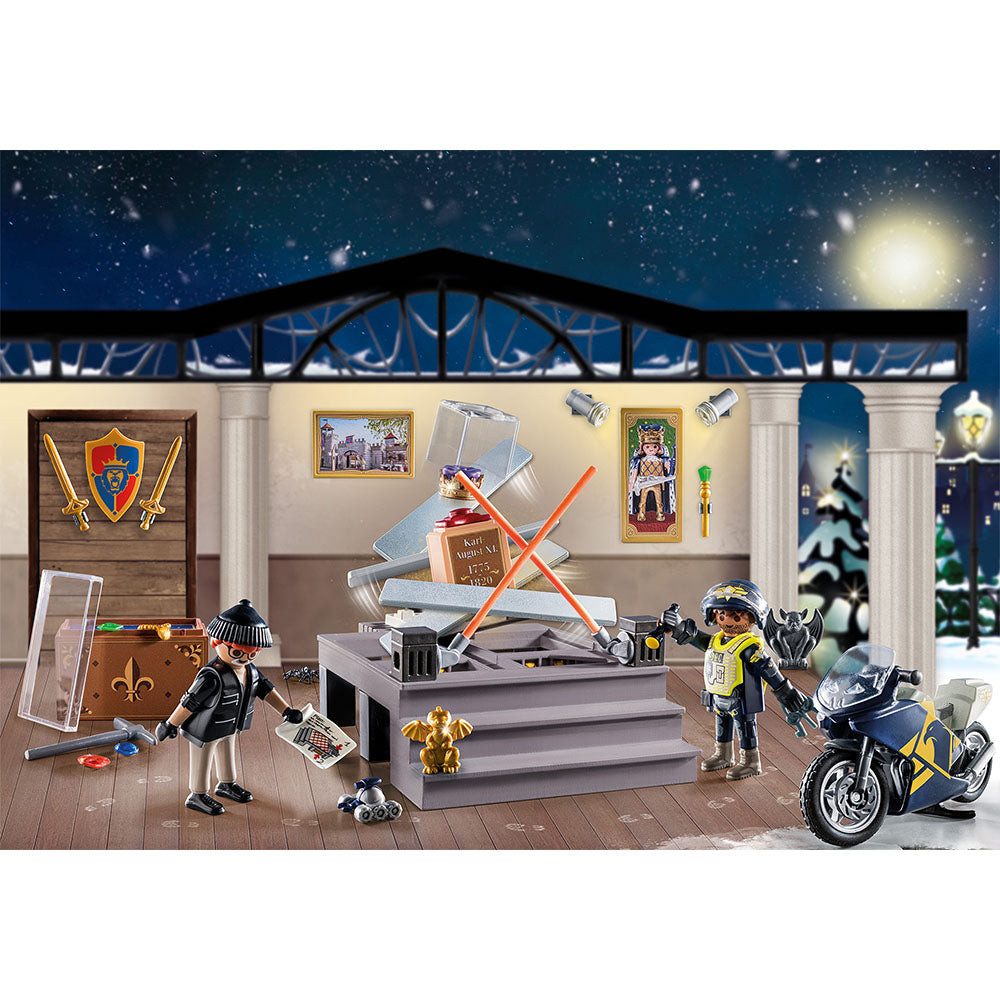 Set de joaca Playmobil Calendar Craciun Furt La Muzeul Politiei - 1 | YEO