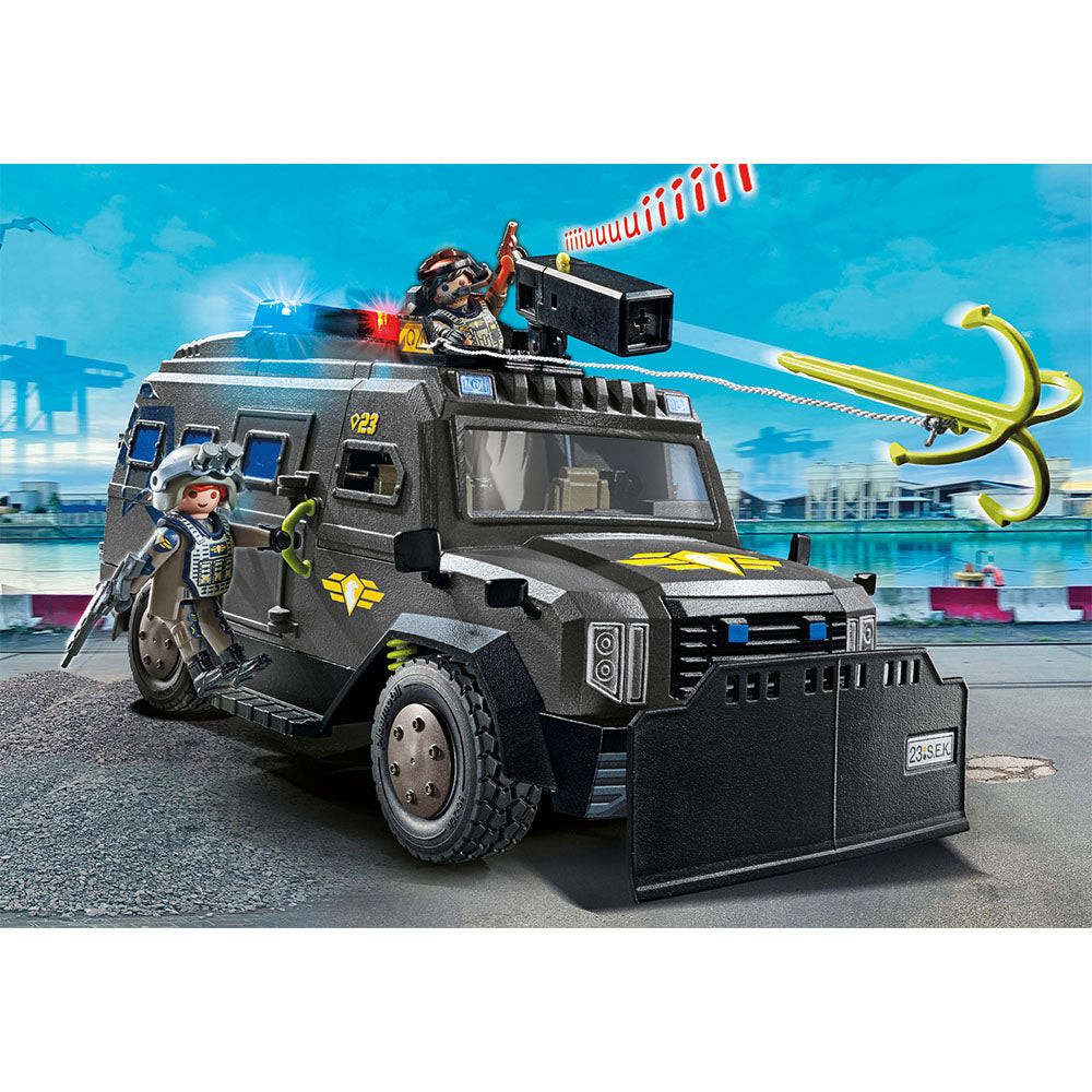 Set de joaca Playmobil - Vehiculul De Teren Al Echipei Swat - 1 | YEO