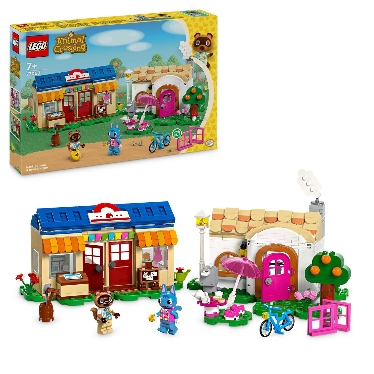 Set LEGO Animal Crossing - Nook\'s Cranny si casa lui Rosie (77050)