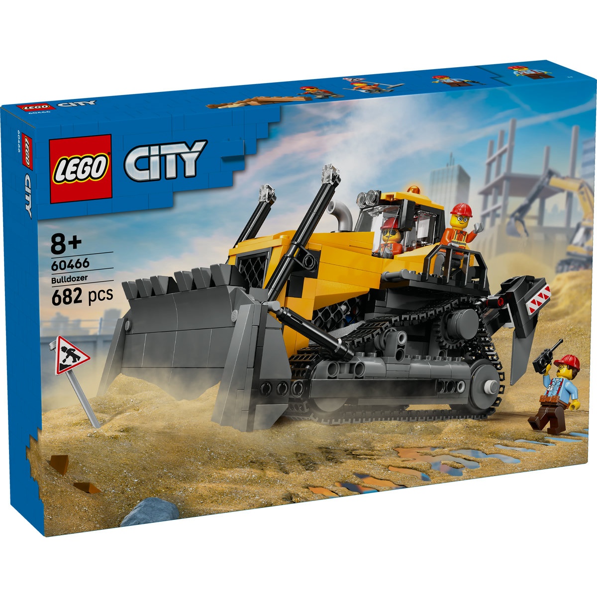 Set LEGO City - Buldozer galben (60466) - 1 | YEO