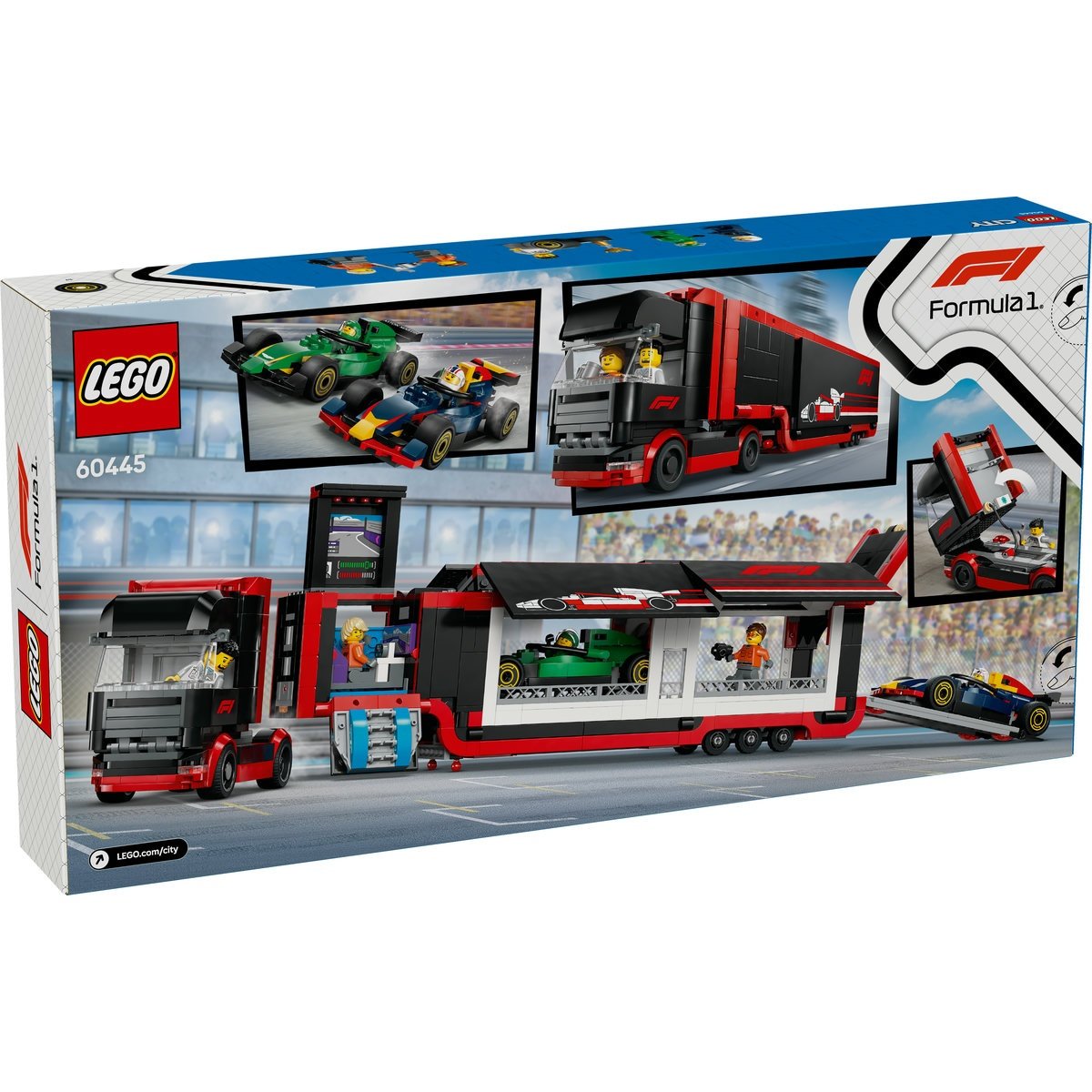 Set LEGO City - Camion F1 cu masinile F1 RB20 si AMR24 (60445) - 3 | YEO