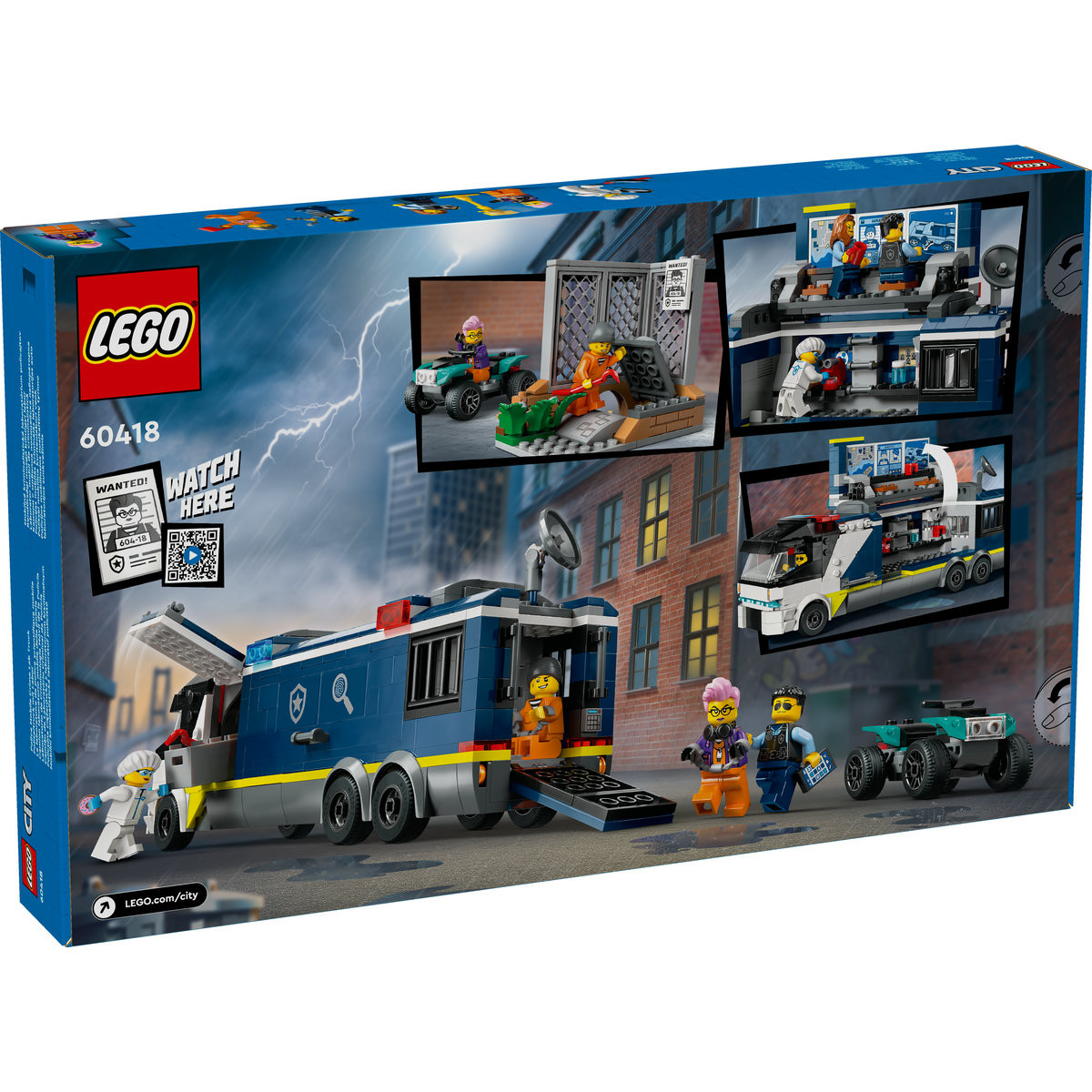 Set LEGO City - Laborator mobil de criminalistica (60418) - 2 | YEO