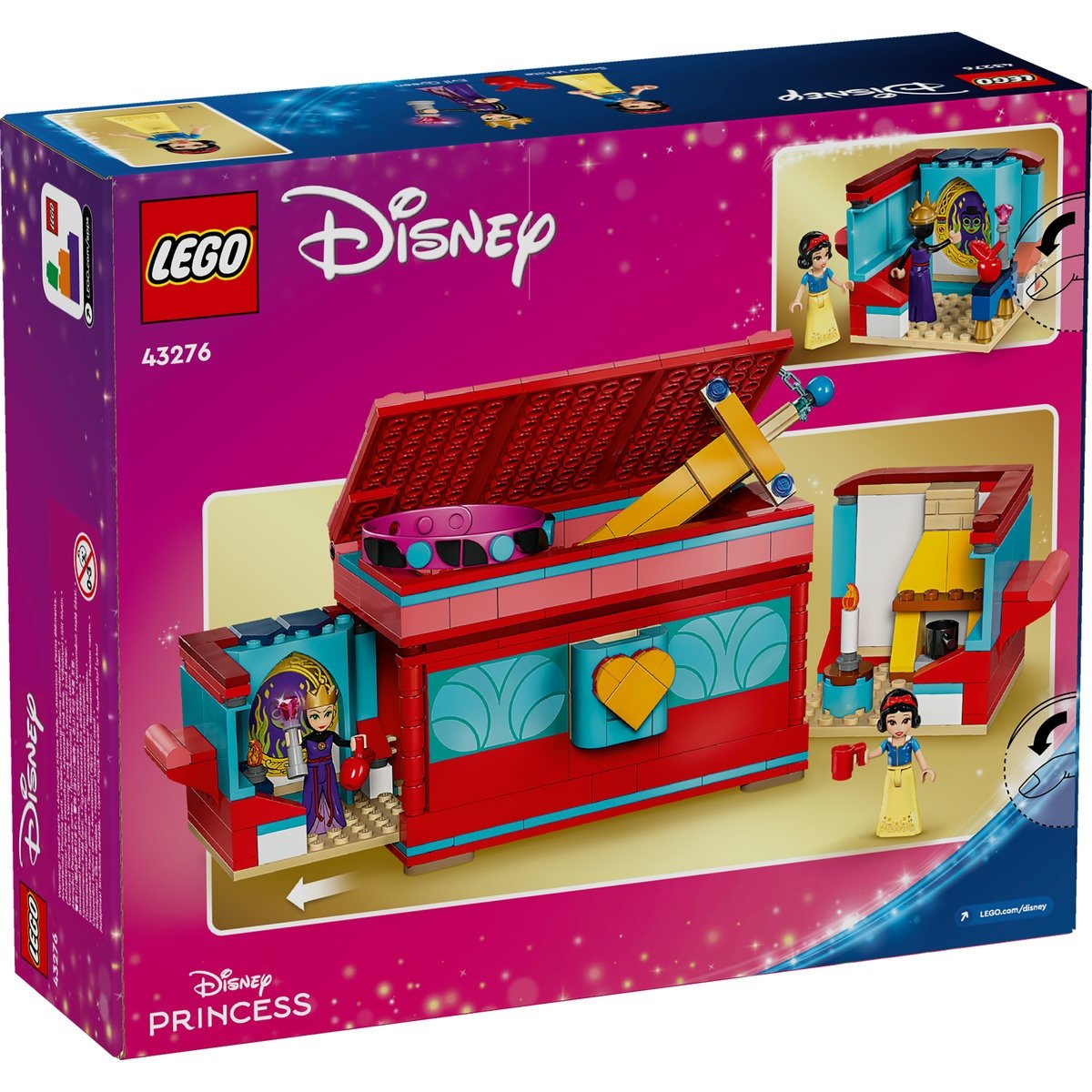 Set LEGO Disney - Cutia cu bijuterii a Albei ca Zapada (43276) - 2 | YEO