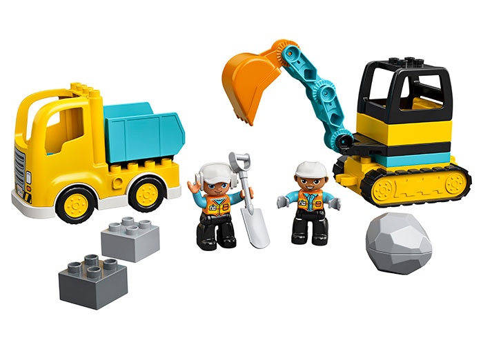 Set Lego Duplo - Camion si excavator pe senile (10931) - 1 | YEO