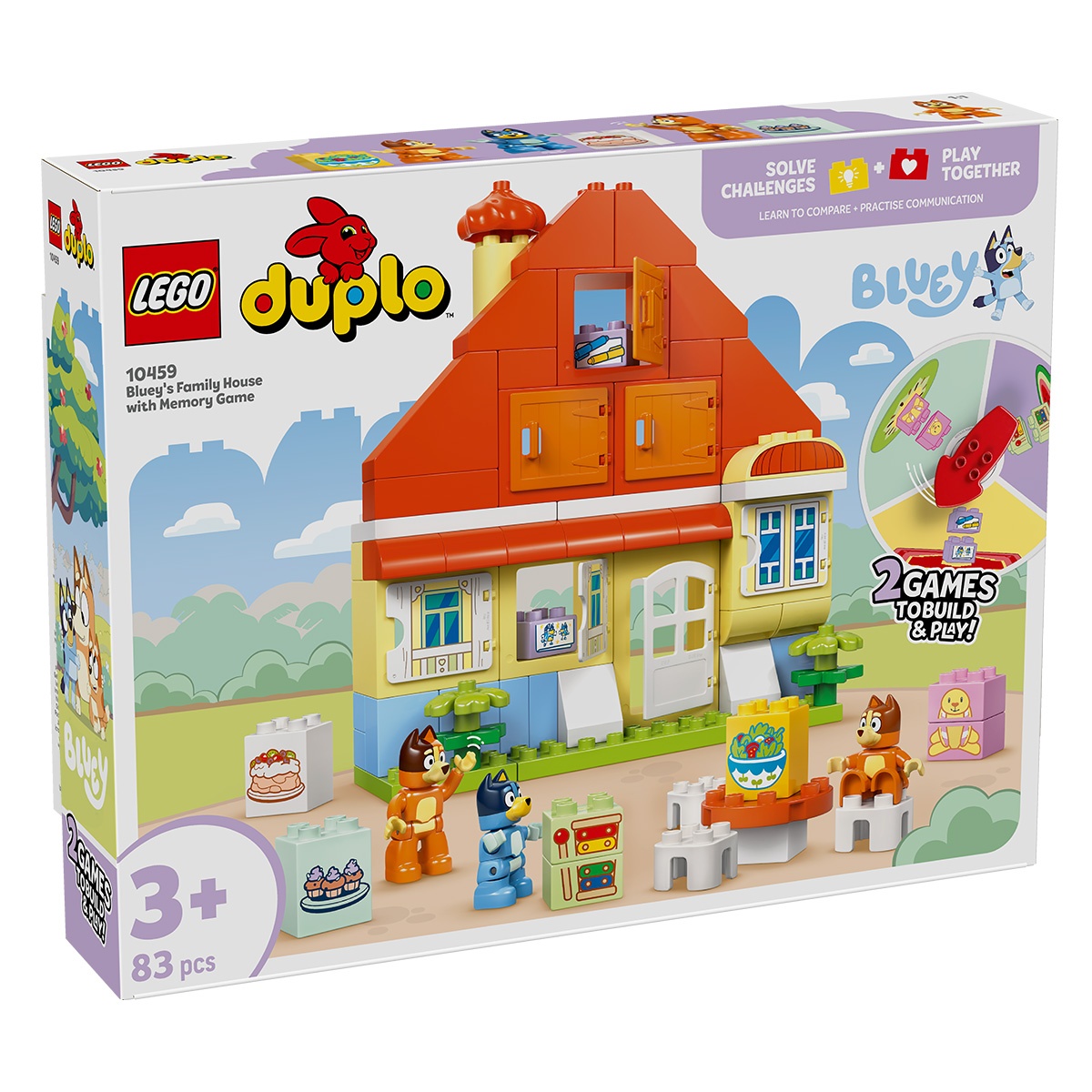 Set LEGO DUPLO - Casa de familie a lui Blue cu un joc de memorie (10459) - 1 | YEO