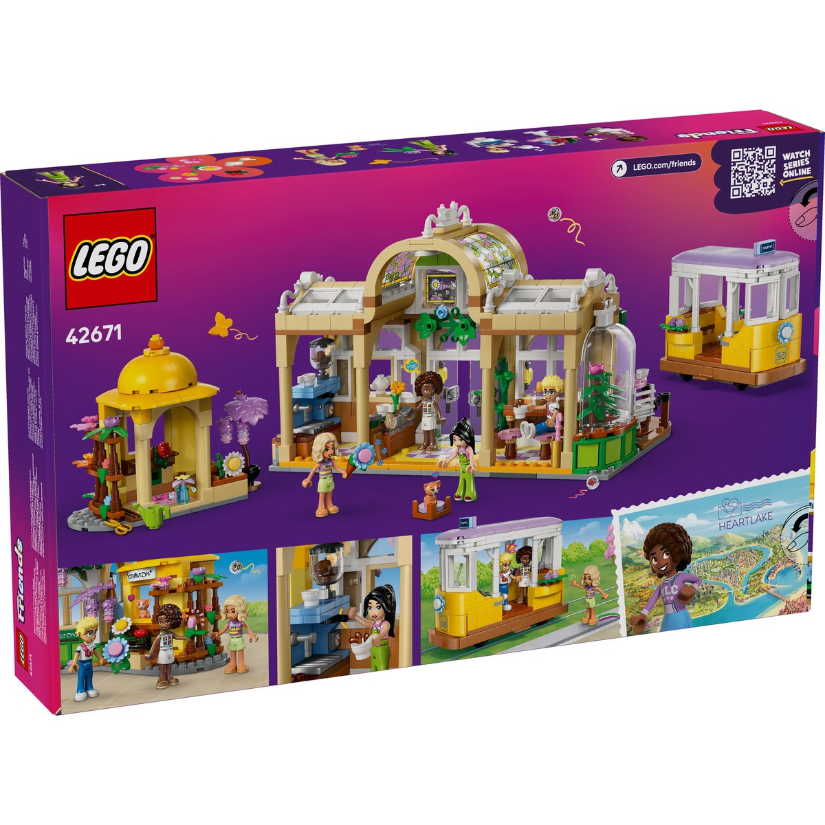 Set LEGO Friends - Cafenea cu multe plante şi florărie (42671) - 2 | YEO