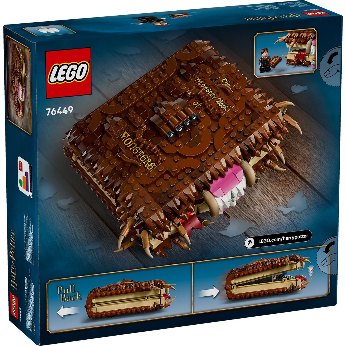Set LEGO Harry Potter - Cartea monștrilor Colți de monstru (76449) - 2 | YEO