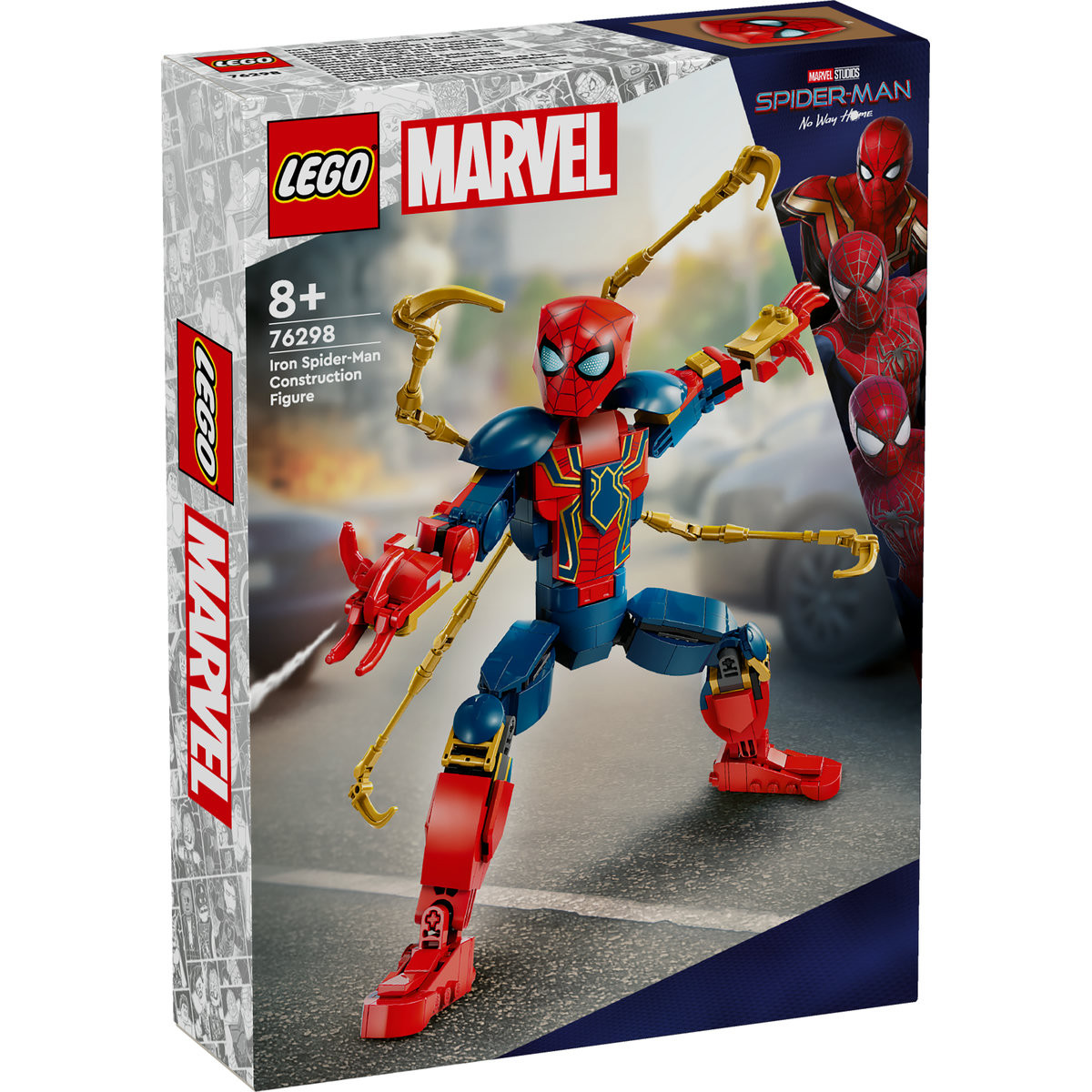 Set LEGO Marvel Super Heroes - Figurina de constructie Omul Paianjen de fier (76298) - 1 | YEO