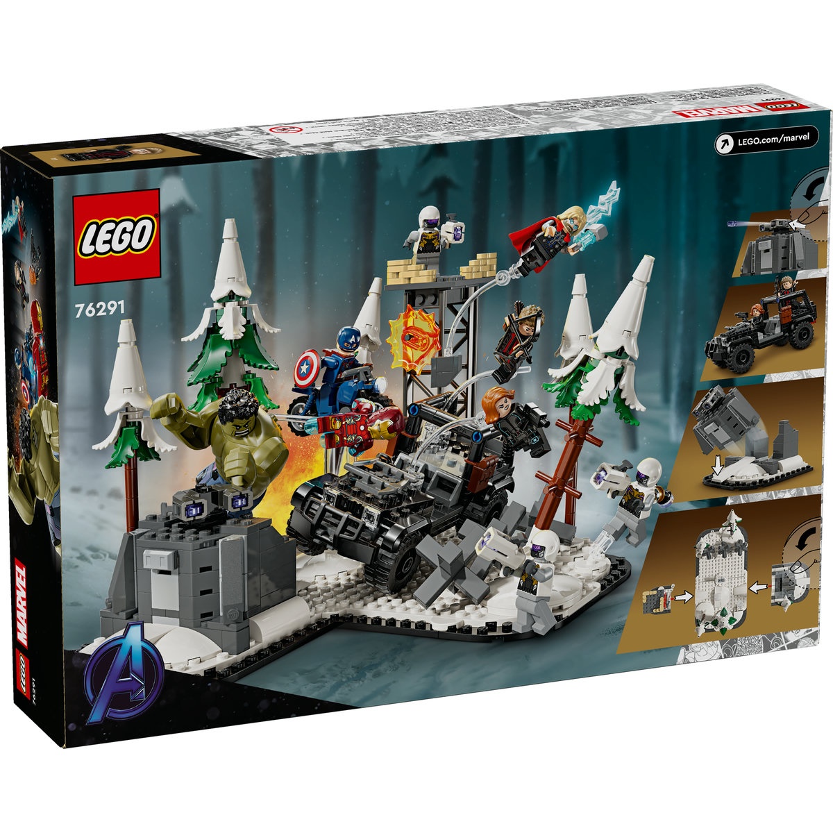 Set LEGO Marvel Super Heroes - Razbunatorii reuniti: Sub semnul lui Ultron (76291) - 2 | YEO