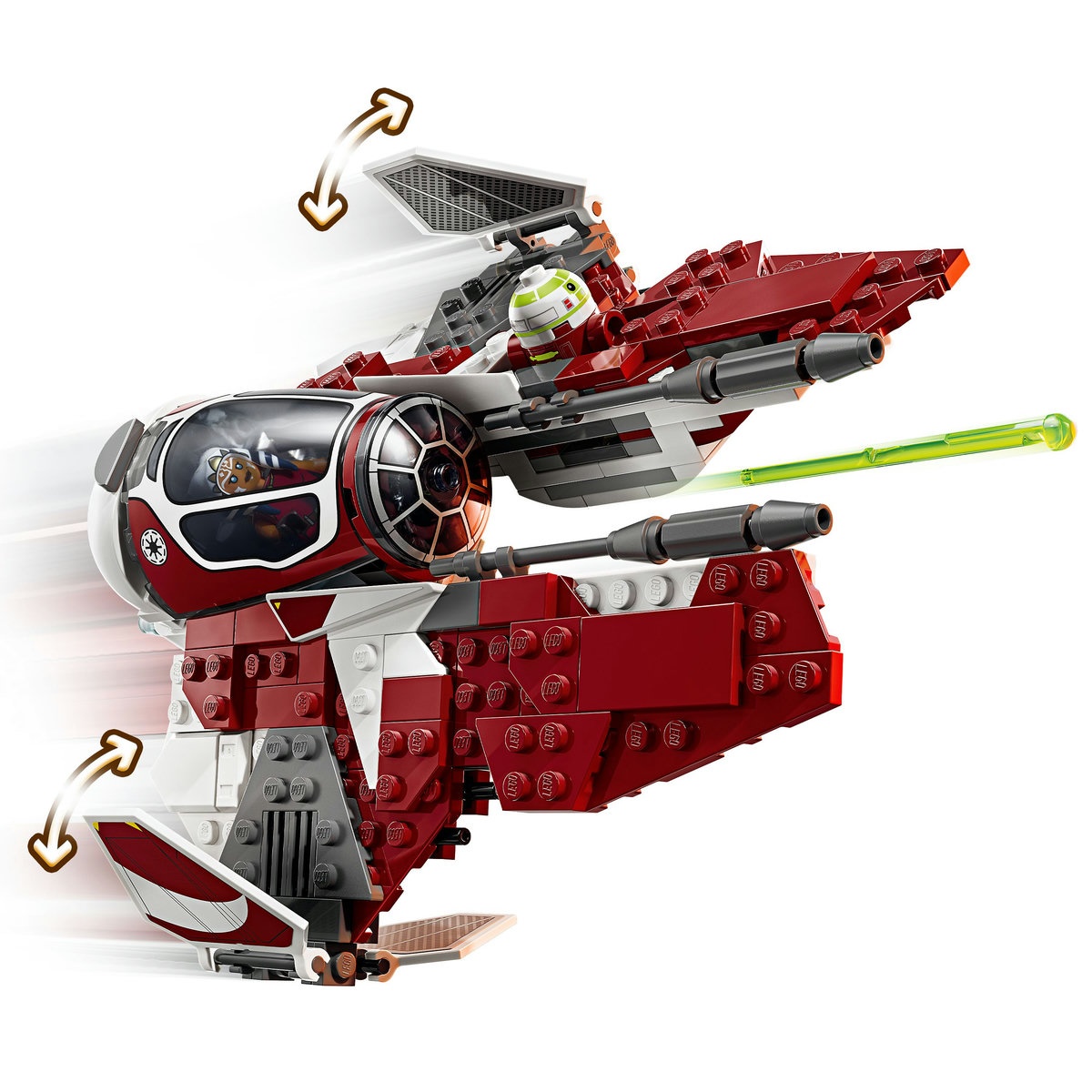 Set LEGO Star Wars - Nava Interceptor™ Jedi a lui Ahsoka (75401) - 3 | YEO